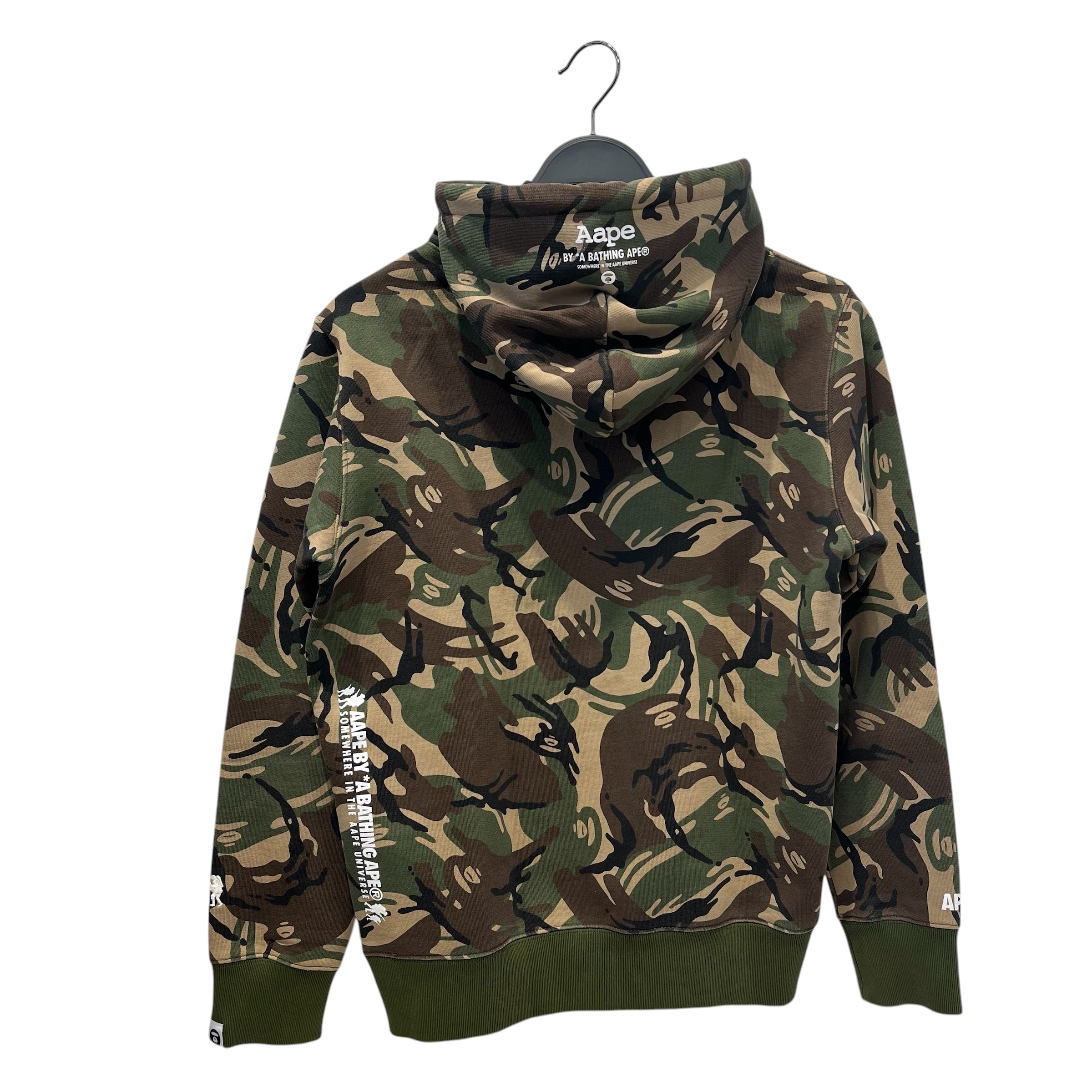 AAPE BY A BATHING APE/Hoodie/M/Camouflage/Cotton/GRN/ view 2