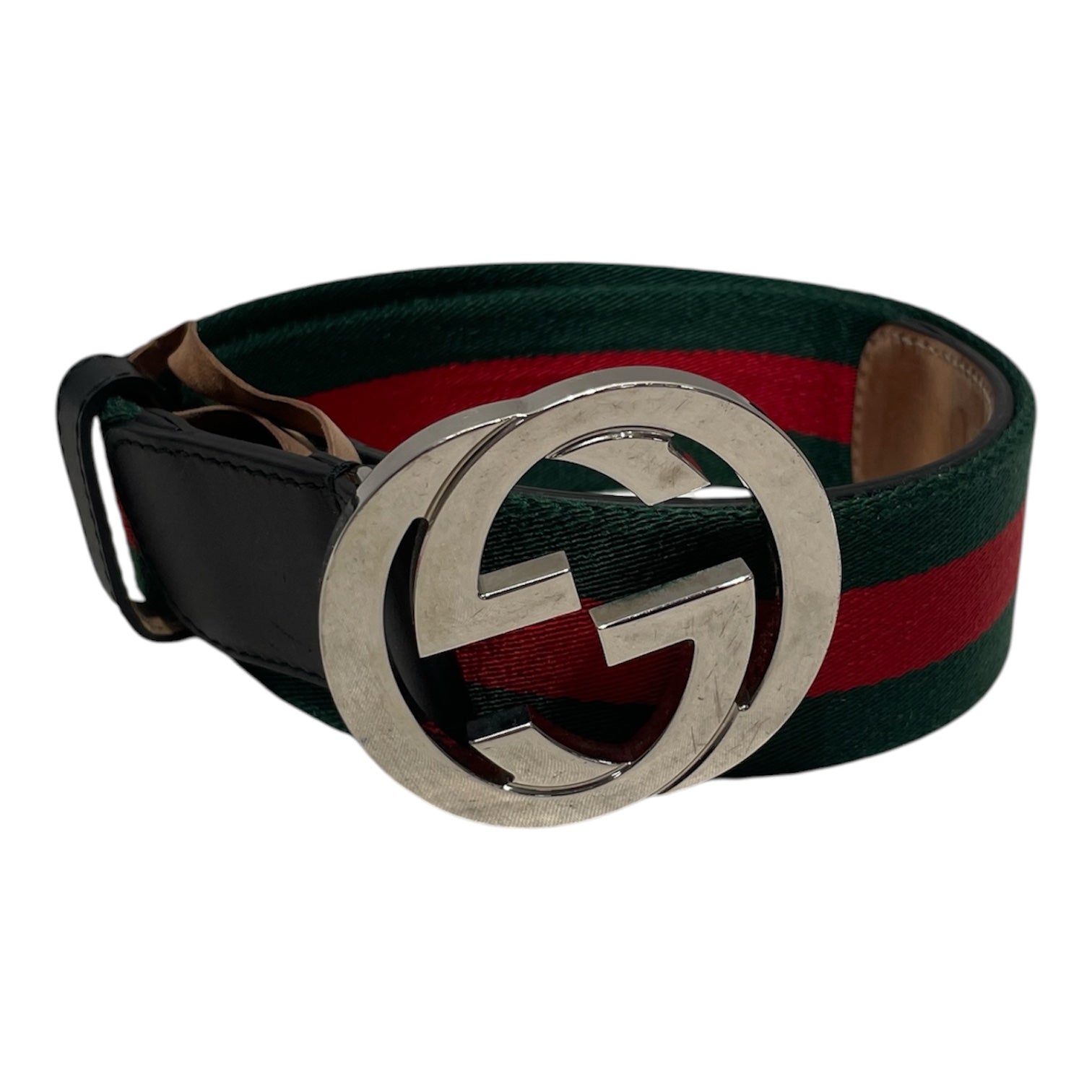 GUCCI/Belt/Cotton/GRN/ view 1