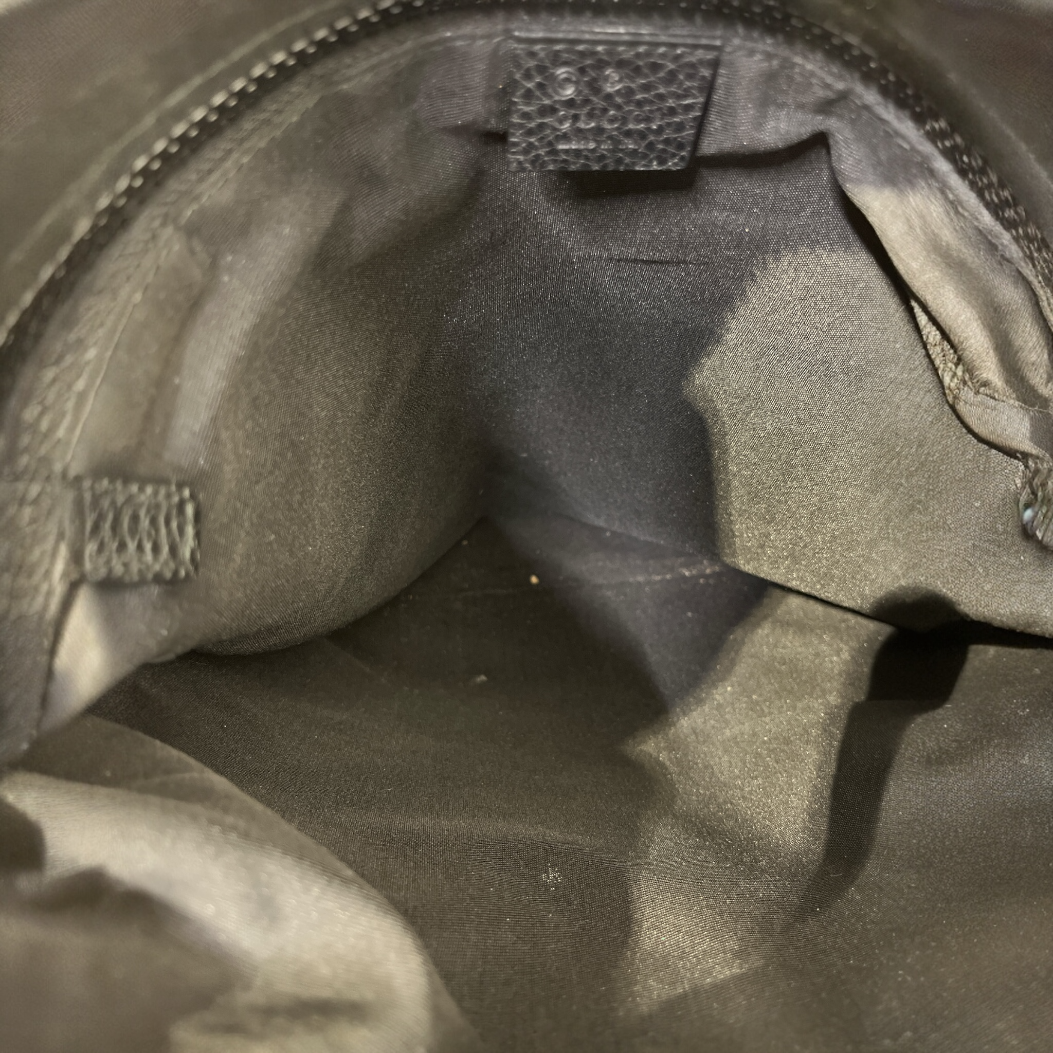 GUCCI/Cross Body Bag/Monogram/Nylon/BLK/Nylon GG Shoulder Bag view 4