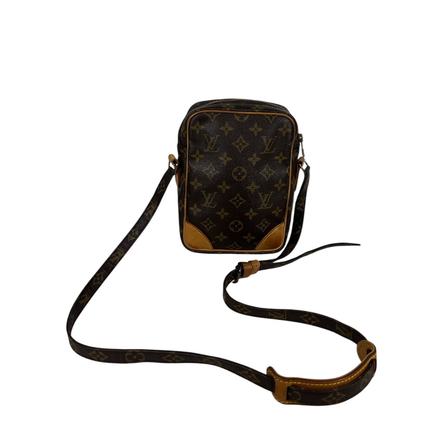 LOUIS VUITTON/Cross Body Bag/Monogram/Leather/BRW/Vintage Amazone Bag view 2