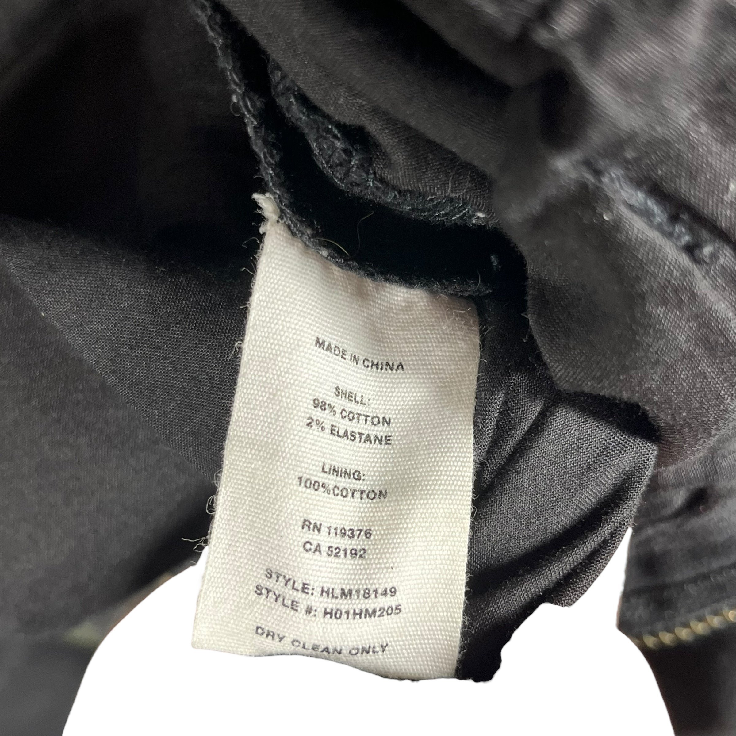 Helmut Lang/Cargo Pants/36/Cotton/BLK/ZIPPER CARGOS view 4