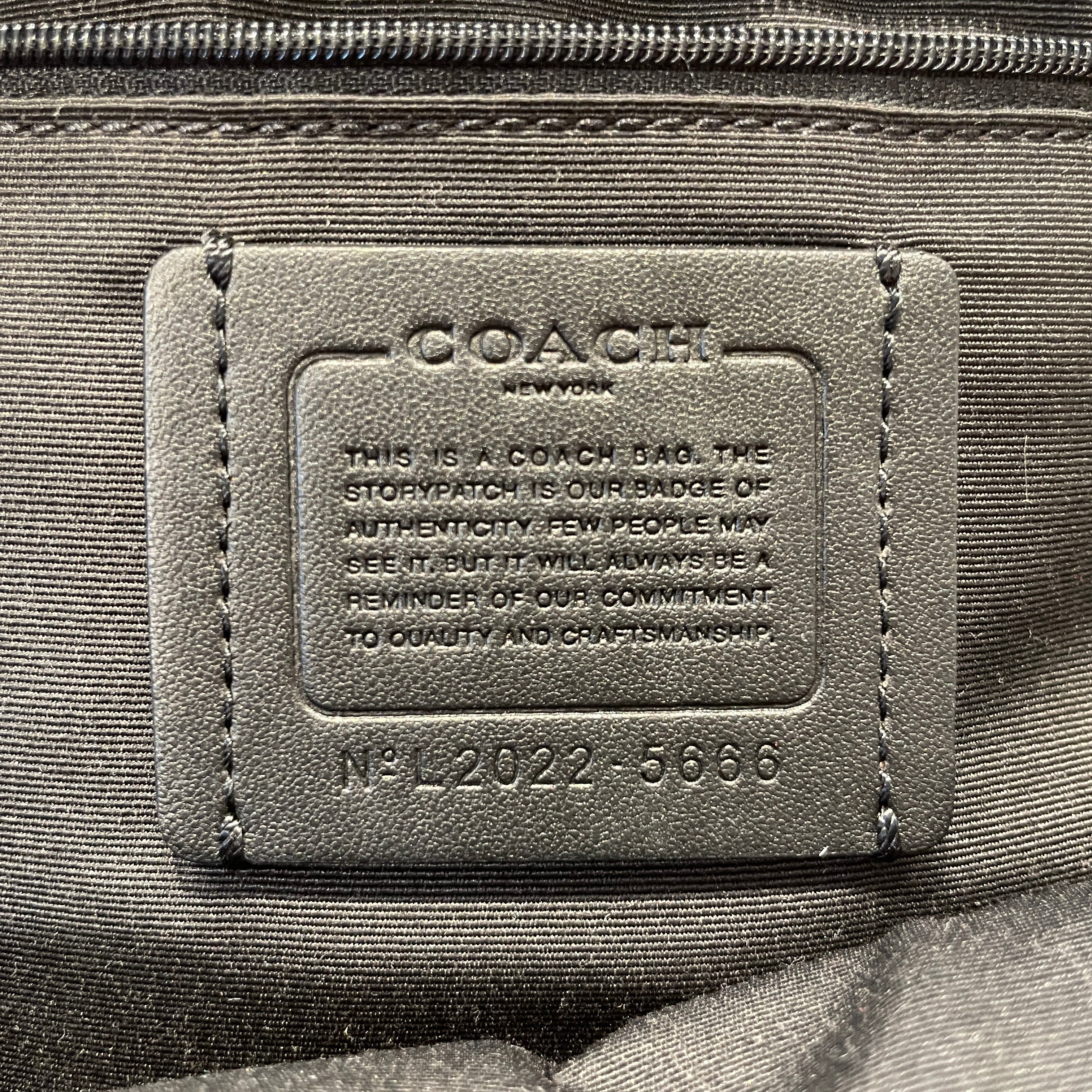 COACH/Backpack/Leather/BLK/ view 5
