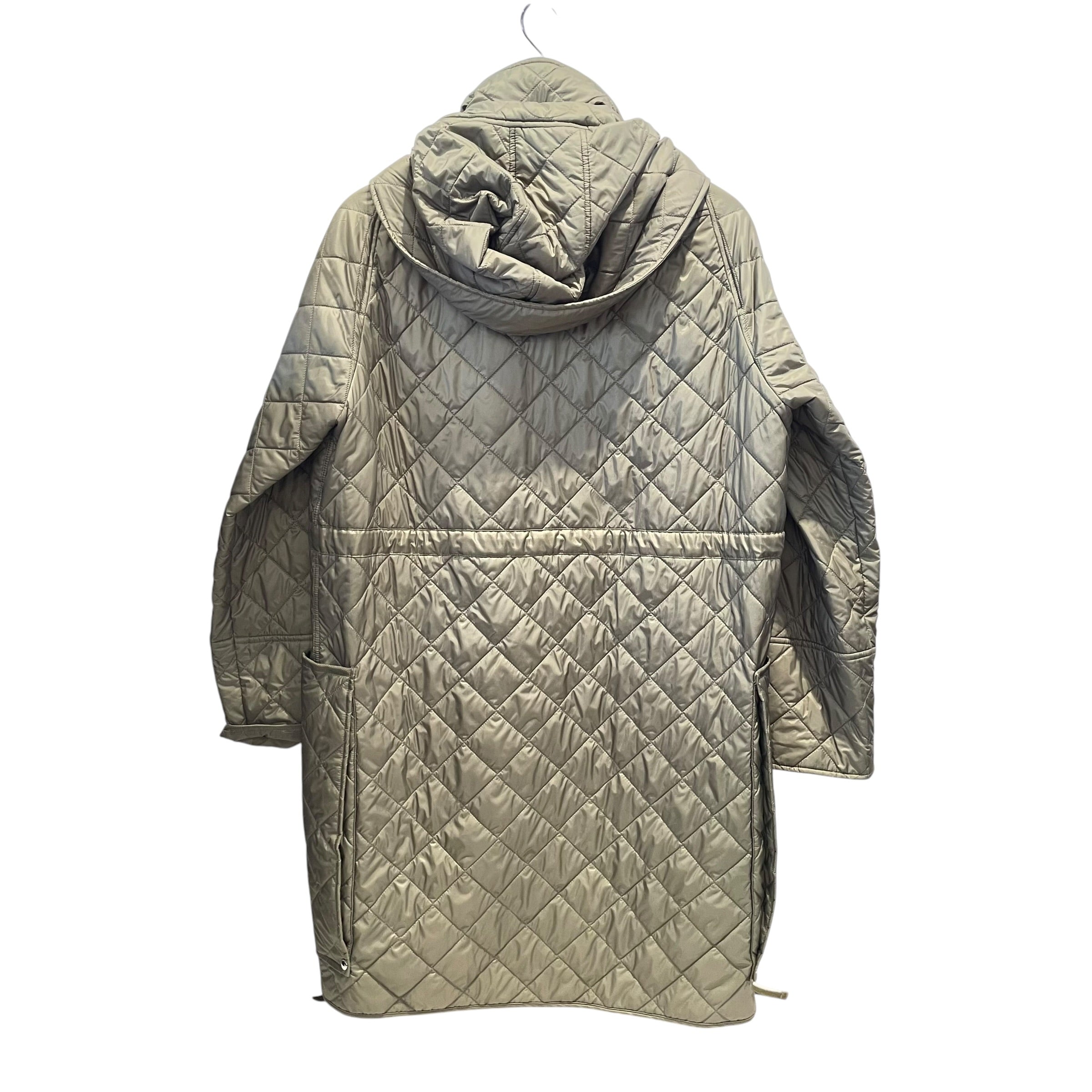 BURBERRY LONDON/Coat/S/Nylon/GRN/Olive Green Quilted Parka view 2
