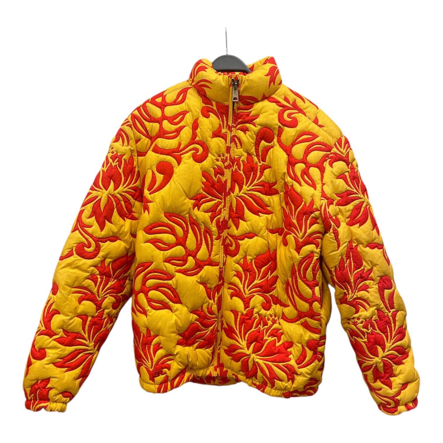 ERL/Puffer Jkt/XXL/Cotton/YEL/All Over Print/RED FLORAL DESIGN view 1