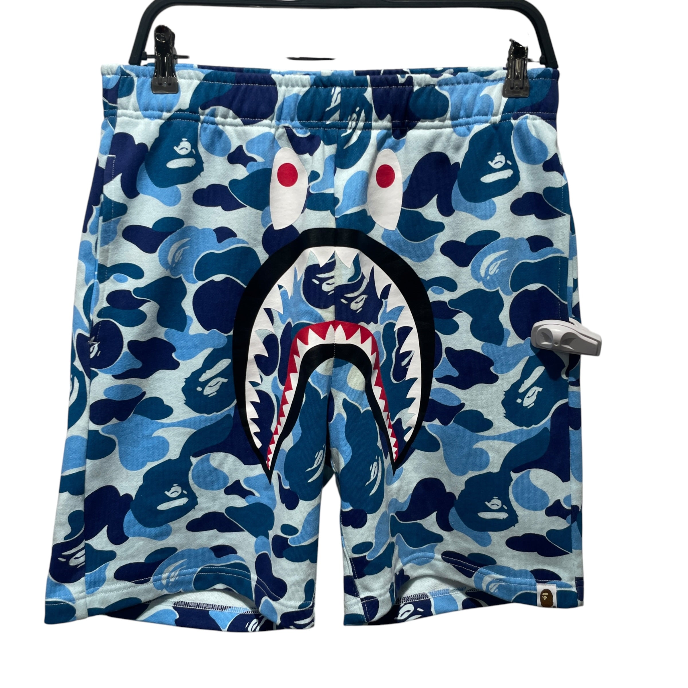 A BATHING APE/Shorts/M/Cotton/BLU/Camouflage/BAPE BLUE CAMO view 1