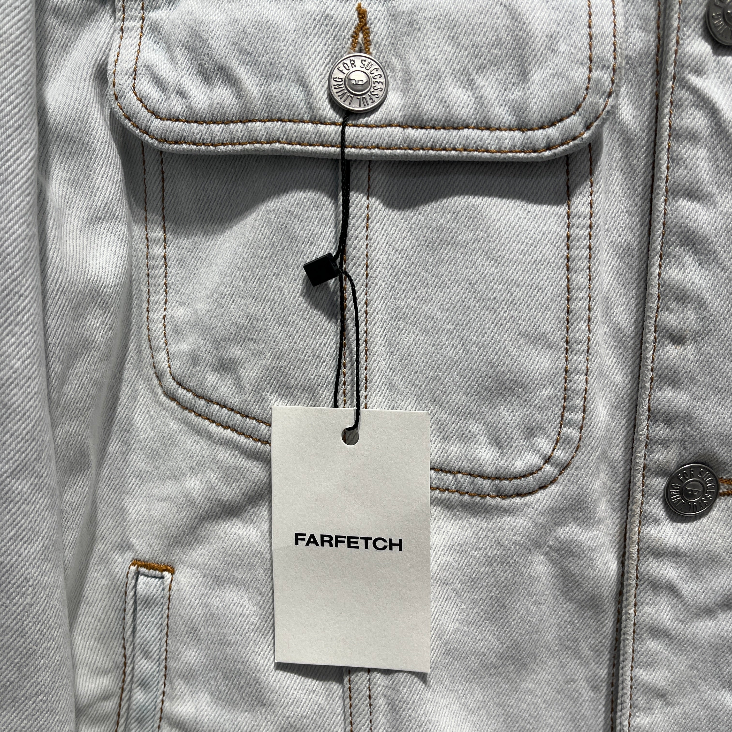 DIESEL/Denim Jkt/M/Denim/WHT/DIESEL BARCY ToFF view 4