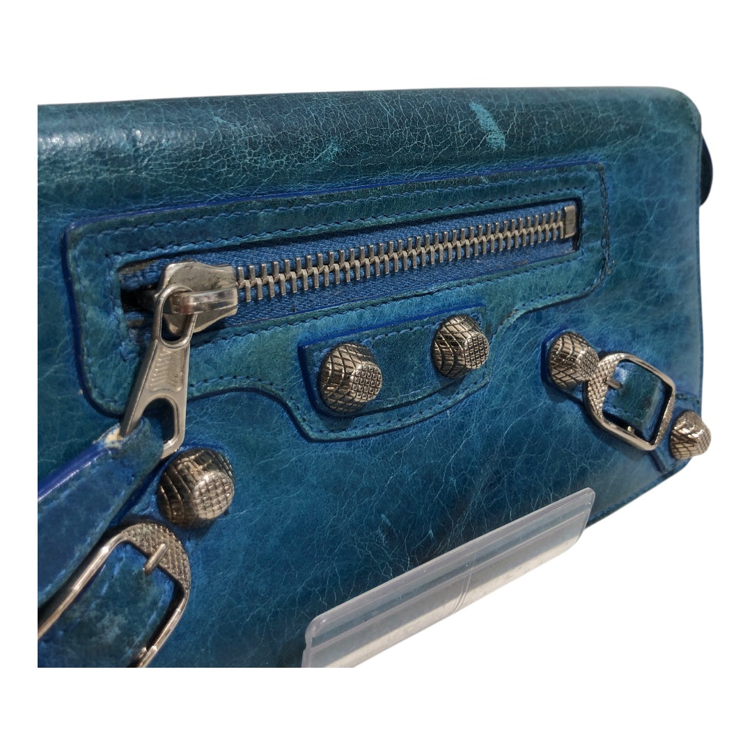 BALENCIAGA/Bifold Wallet/Leather/BLU/ view 6
