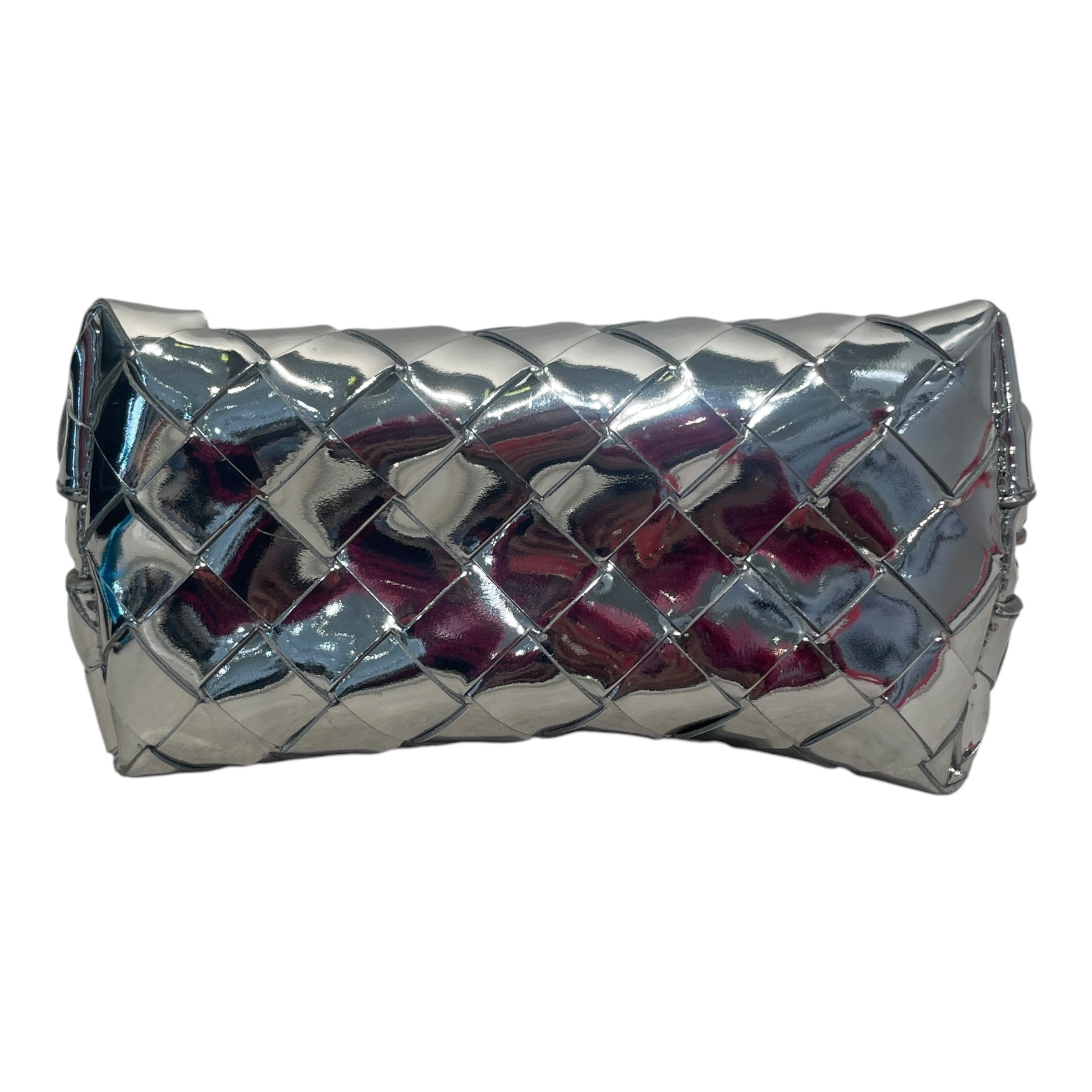 BOTTEGA VENETA/Pouch/Leather/SLV/Cosmetic Case view 3