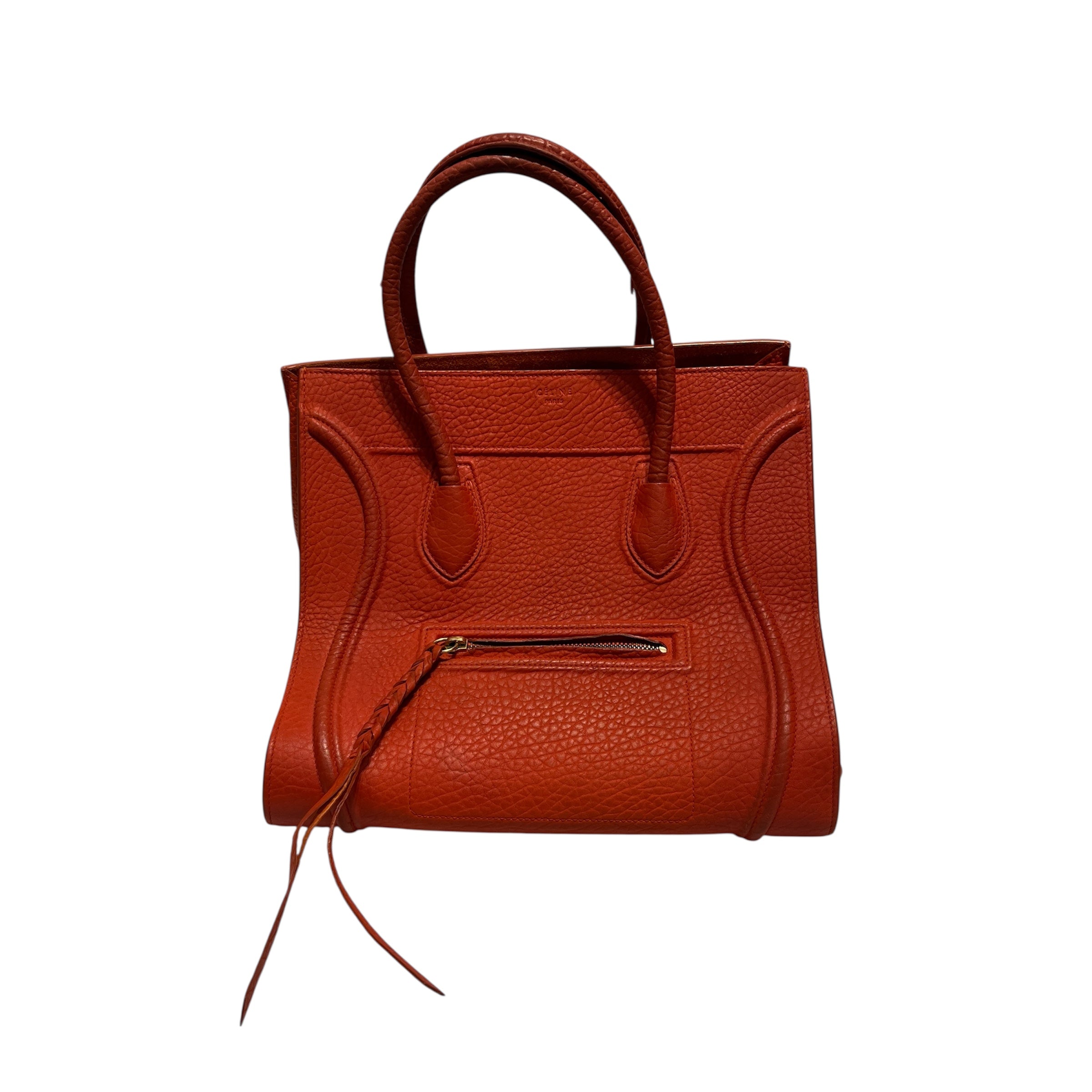 CELINE/Tote Bag/Leather/ORN/MEDIUM LUGGAGE PHANTOM view 1