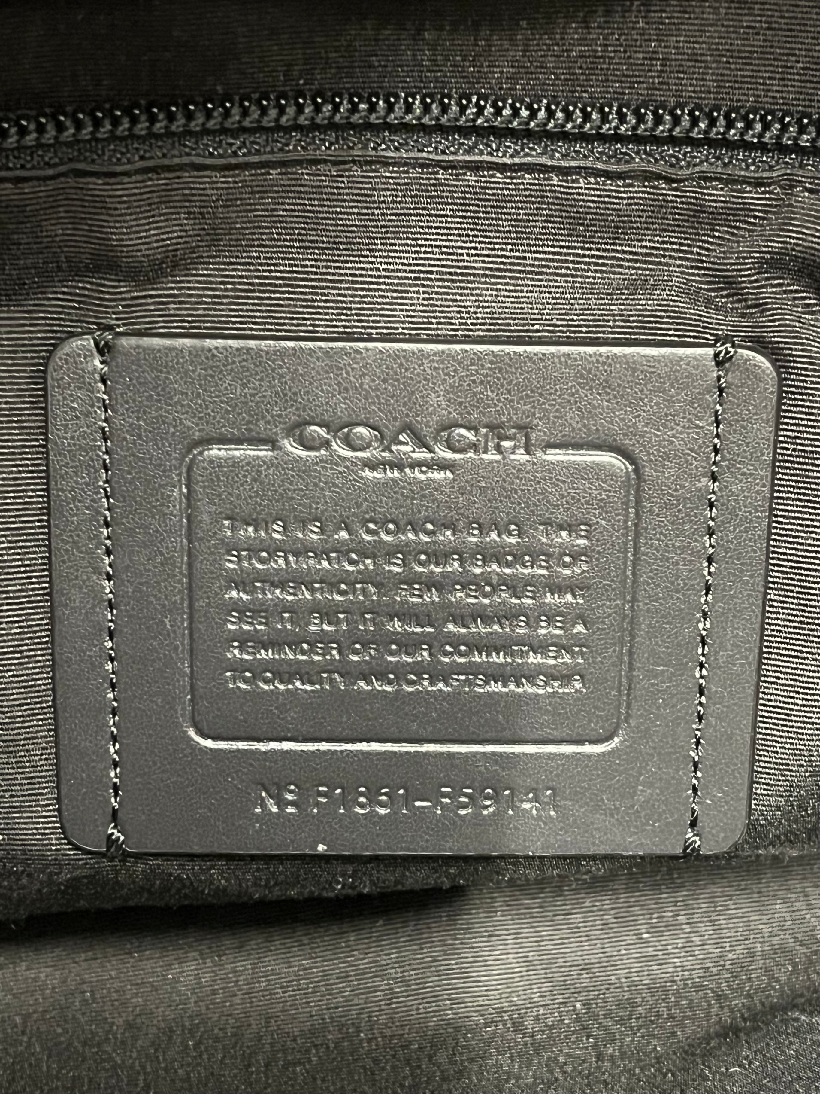 COACH/Briefcase/Leather/BLK/F59141 view 7