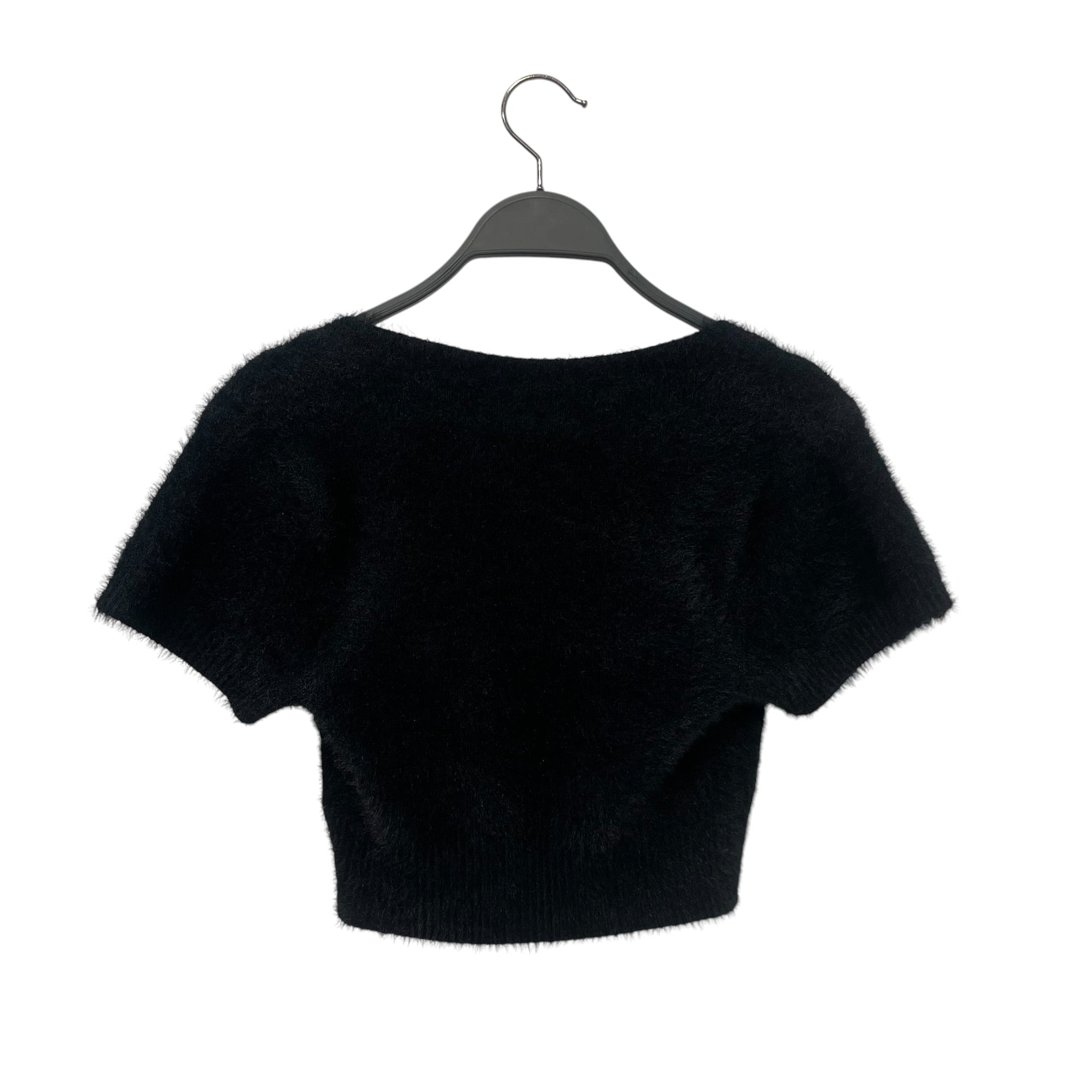 JACQUEMUS/Cardigan/34/Wool/BLK/ view 2