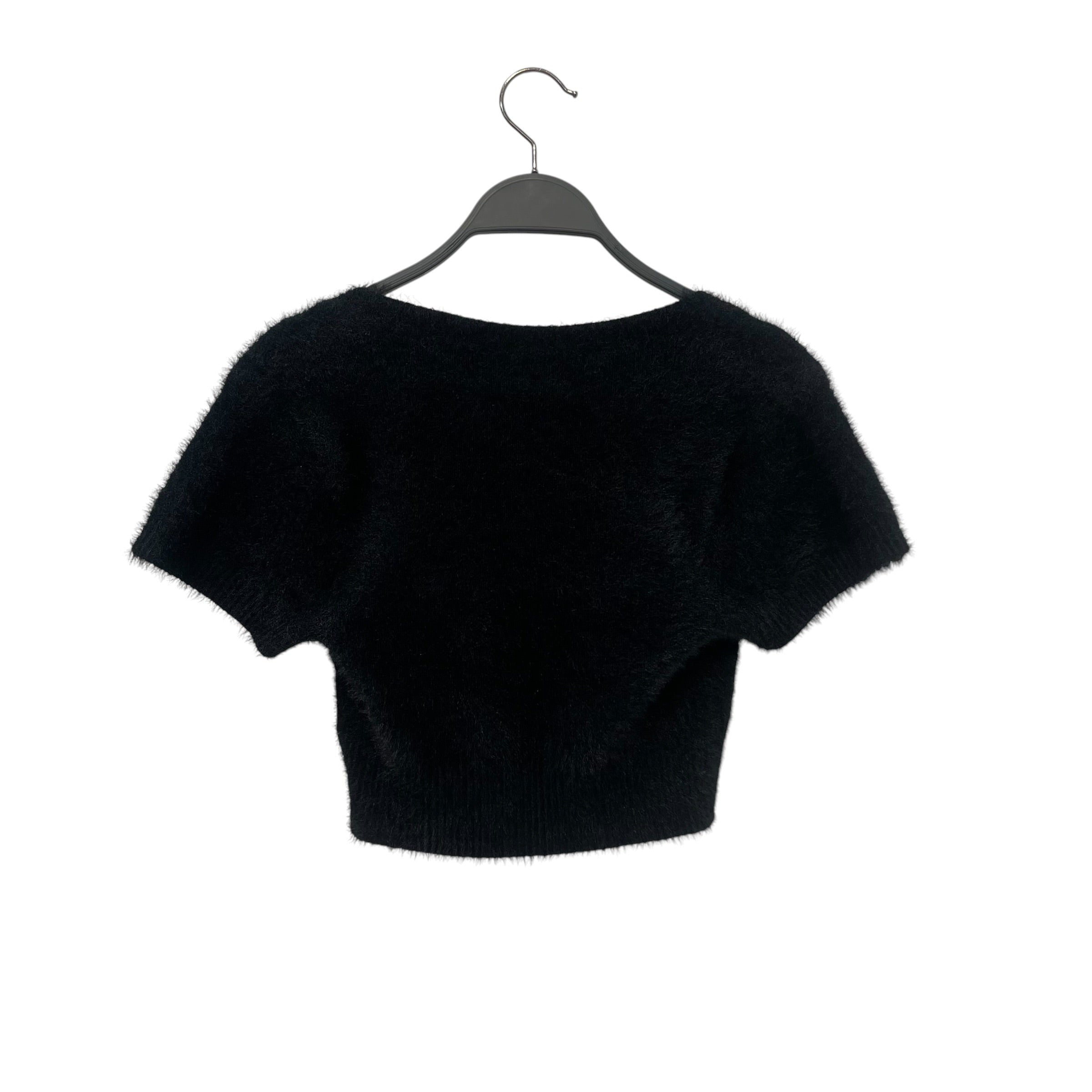 JACQUEMUS/Cardigan/34/Wool/BLK/ view 2
