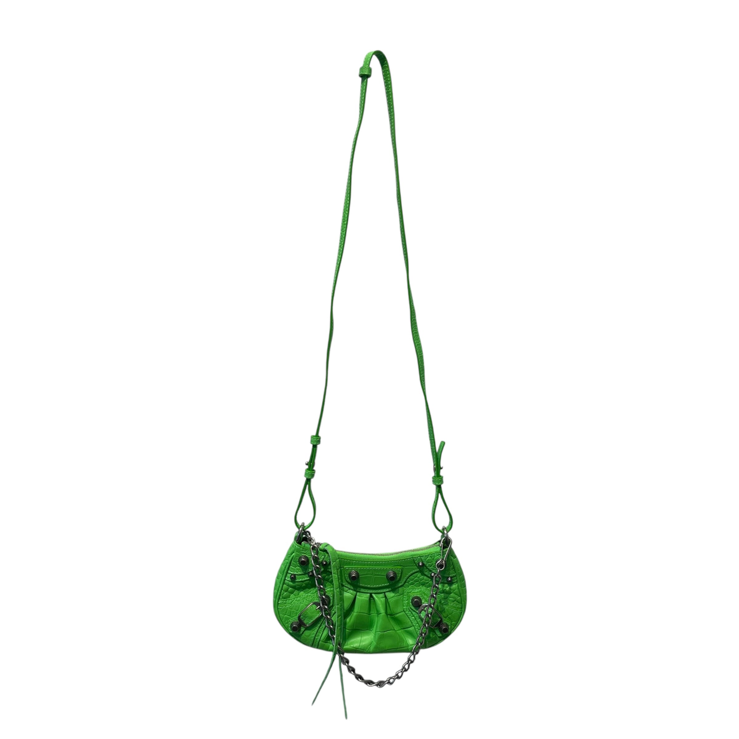 BALENCIAGA/Hand Bag/Animal Pattern/Leather/GRN/CAGOLE view 1
