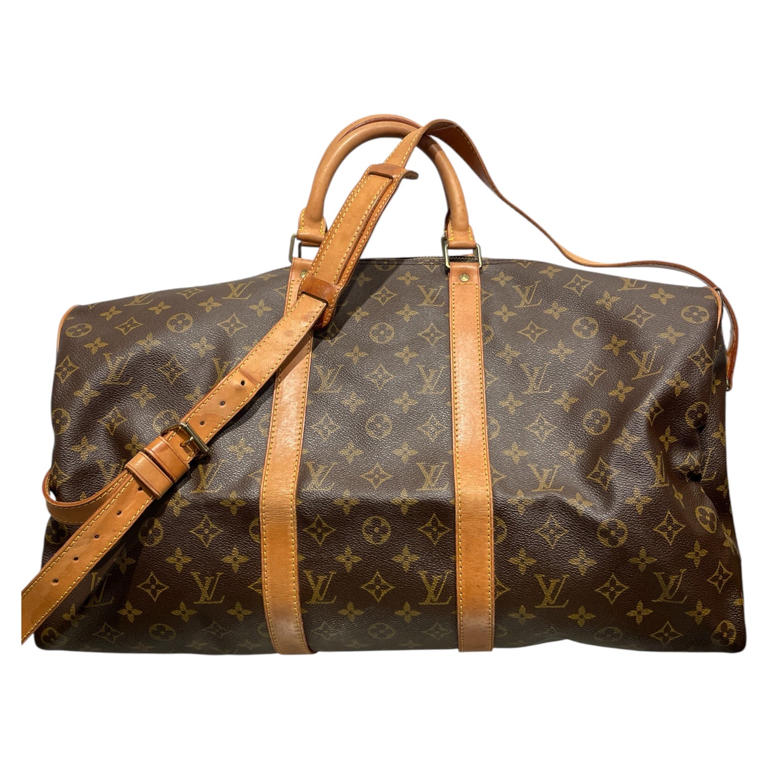 LOUIS VUITTON/Luggage/Monogram/Leather/BRW/KEEPALL 50 DUFFLE view 2