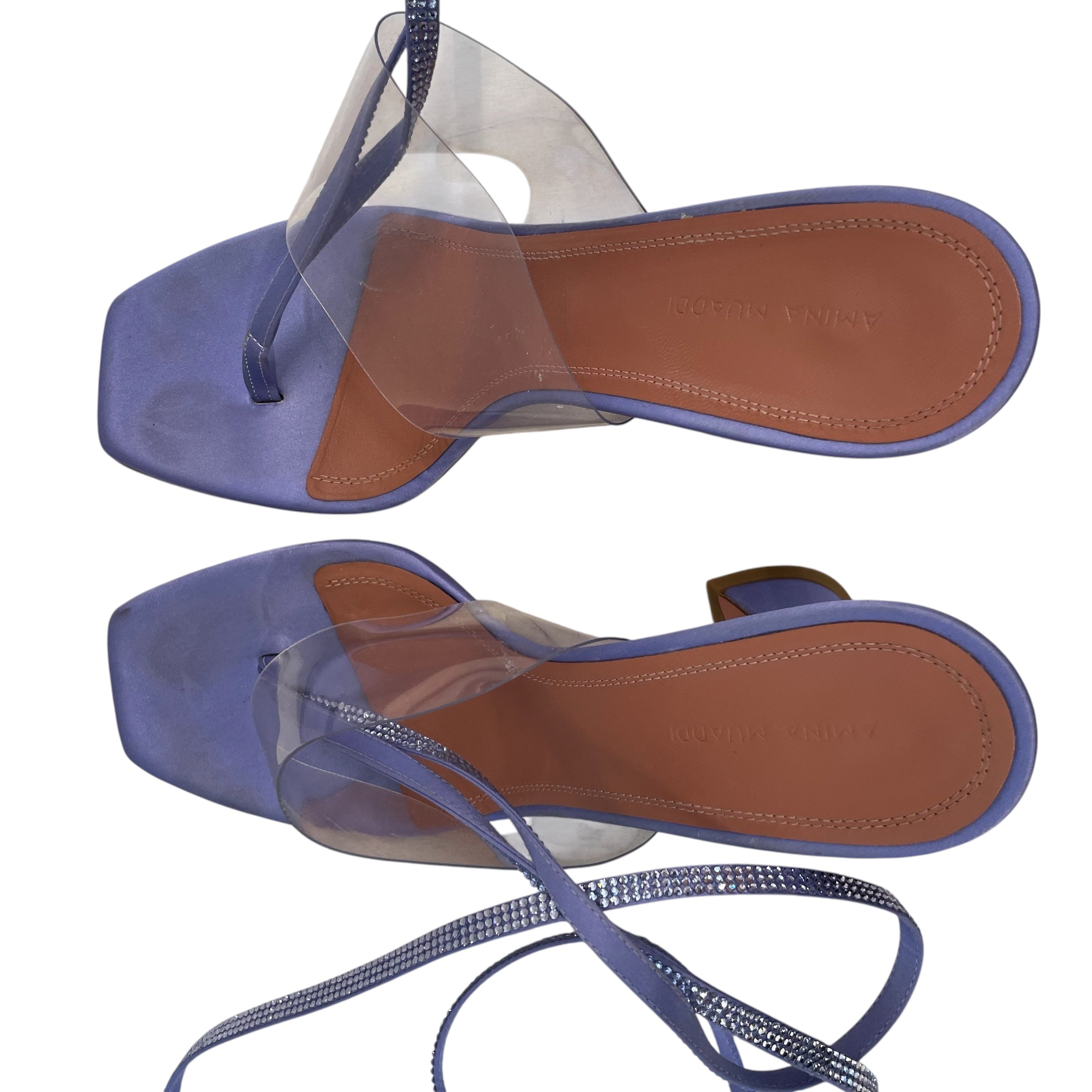 AMINA MUADDI/Heels/EU 39.5/Leather/PPL/Ankle Strap/clear view 3