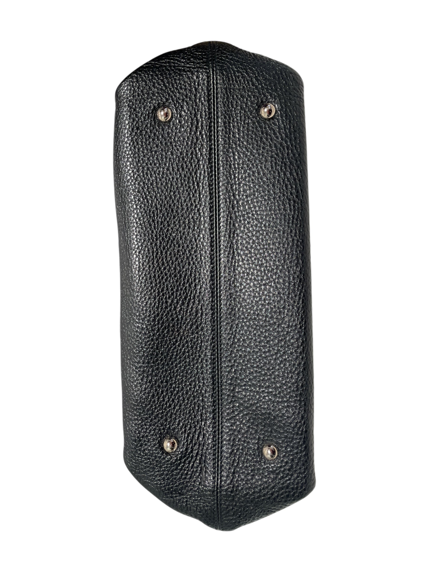 Salvatore Ferragamo/Hand Bag/Leather/BLK/Pebbled Leather Sofia Bag view 3