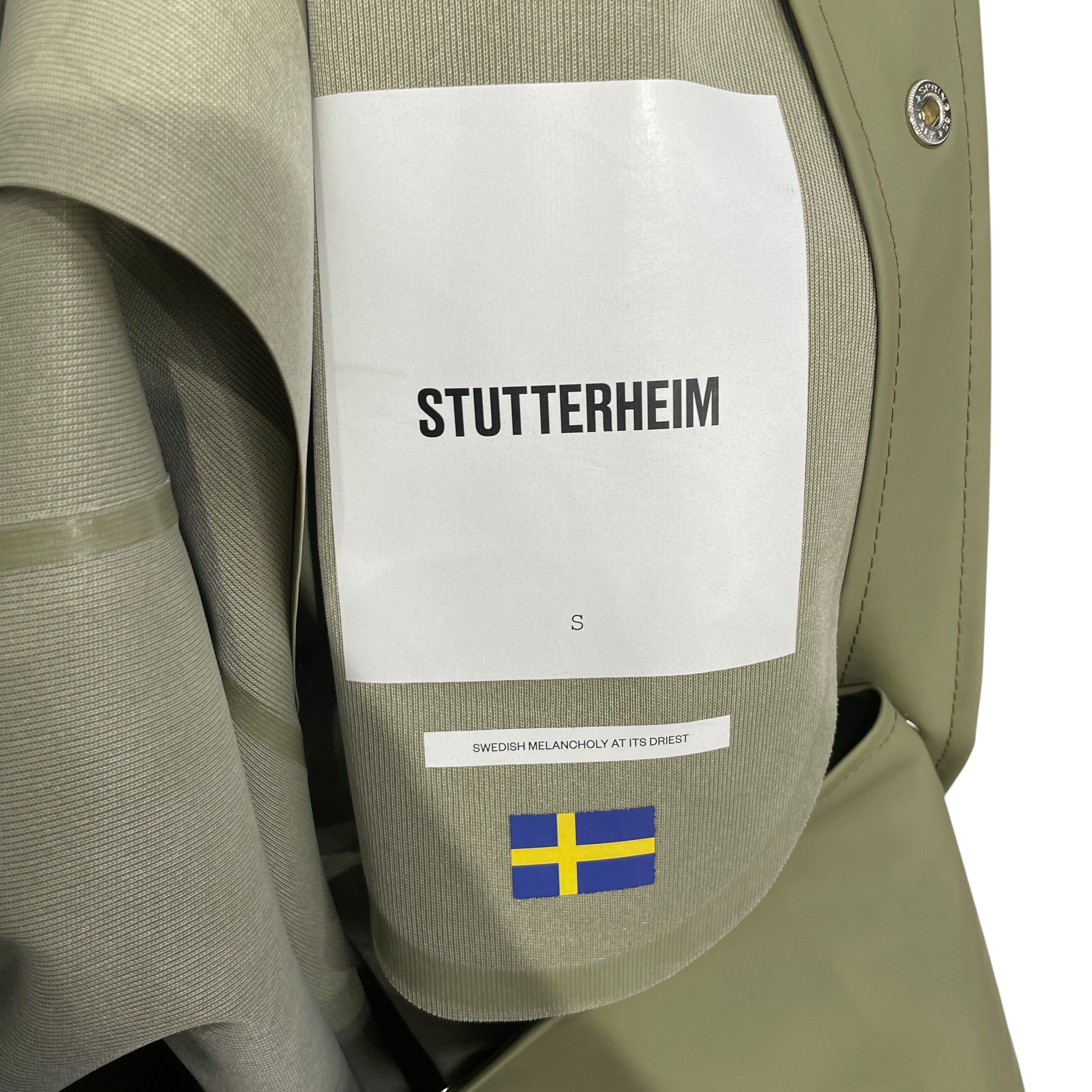 STUTTERHEIM/Jacket/S/Polyester/GRN/OLIVE GRN RAIN JACKET view 3