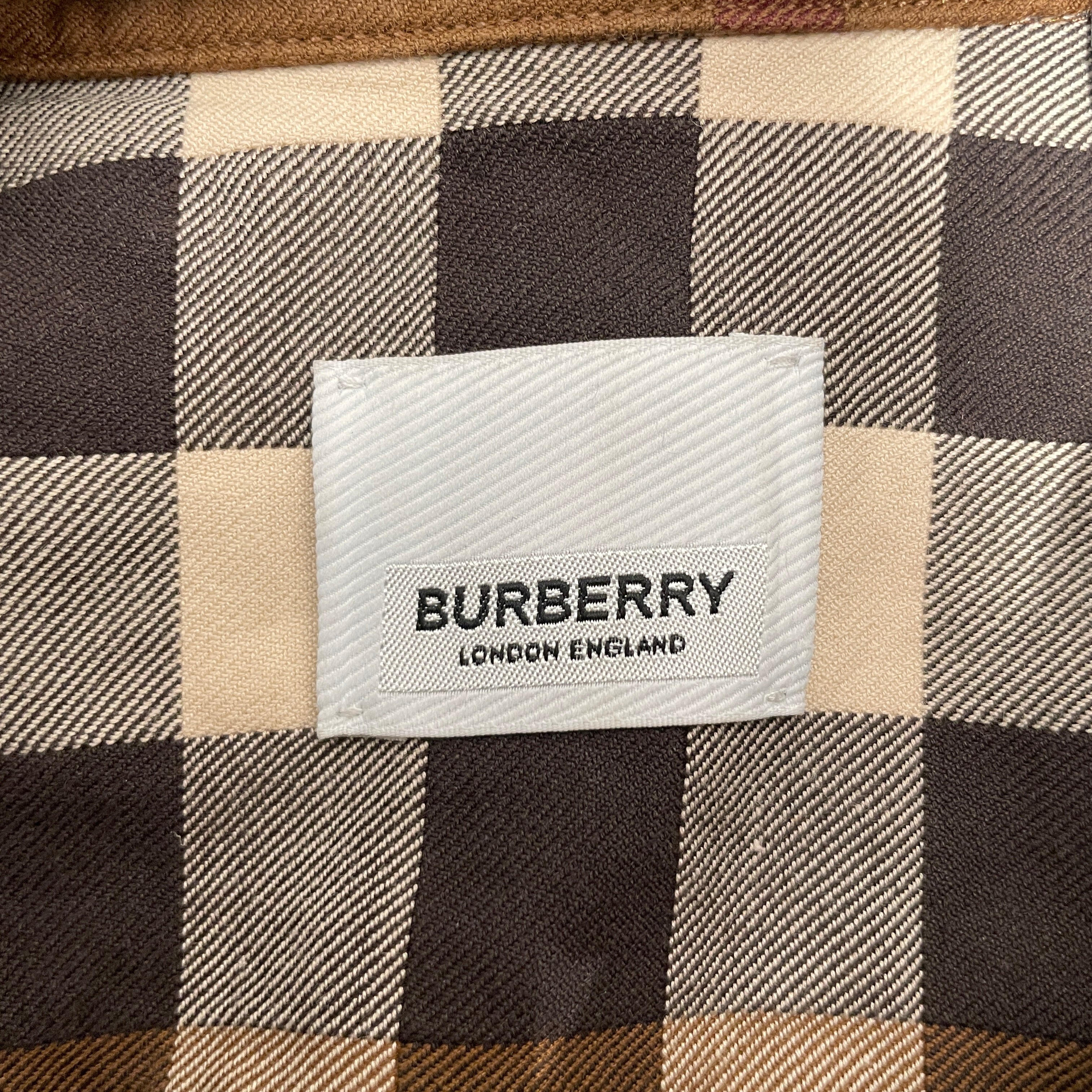 BURBERRY LONDON/LS Shirt/M/Cotton/BRW/ view 3