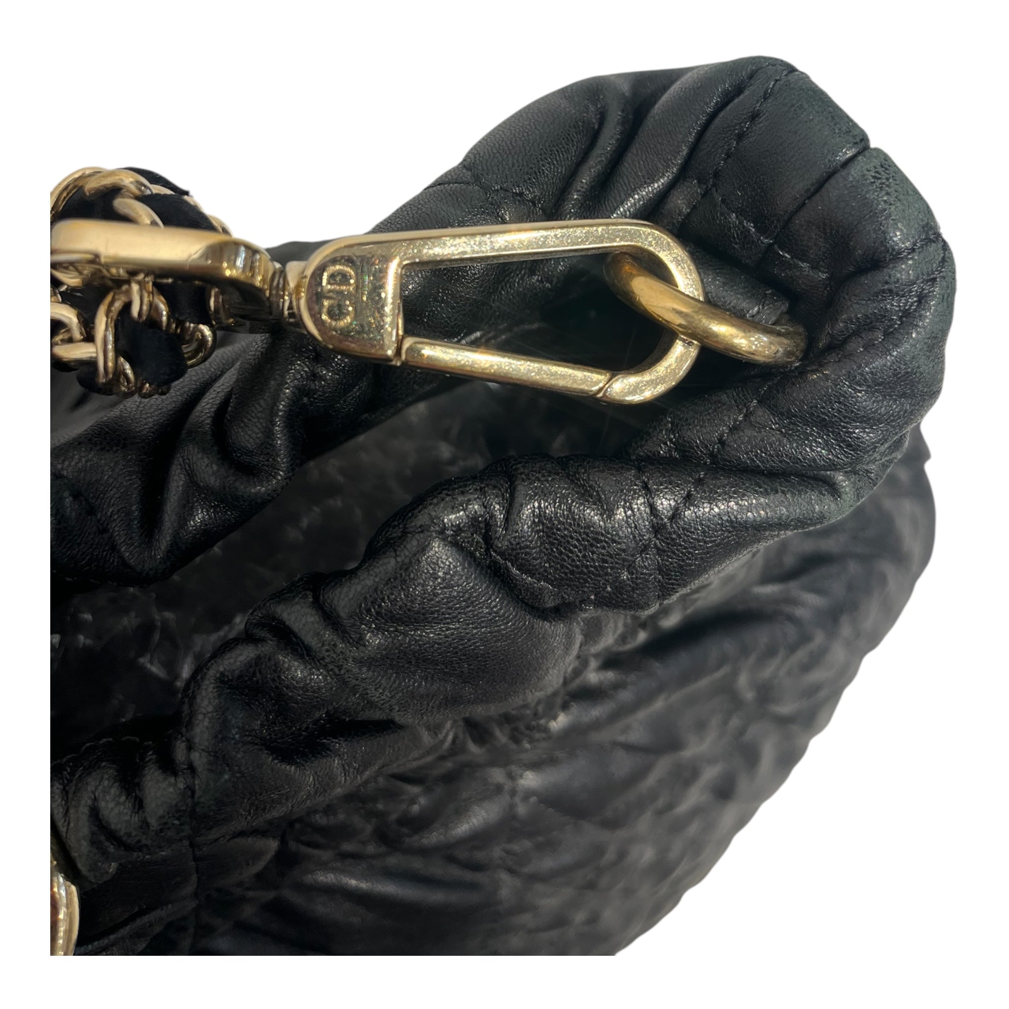 Christian Dior/Tote Bag/Leather/BLK/CANNAGE DELICES GAUFRE view 8