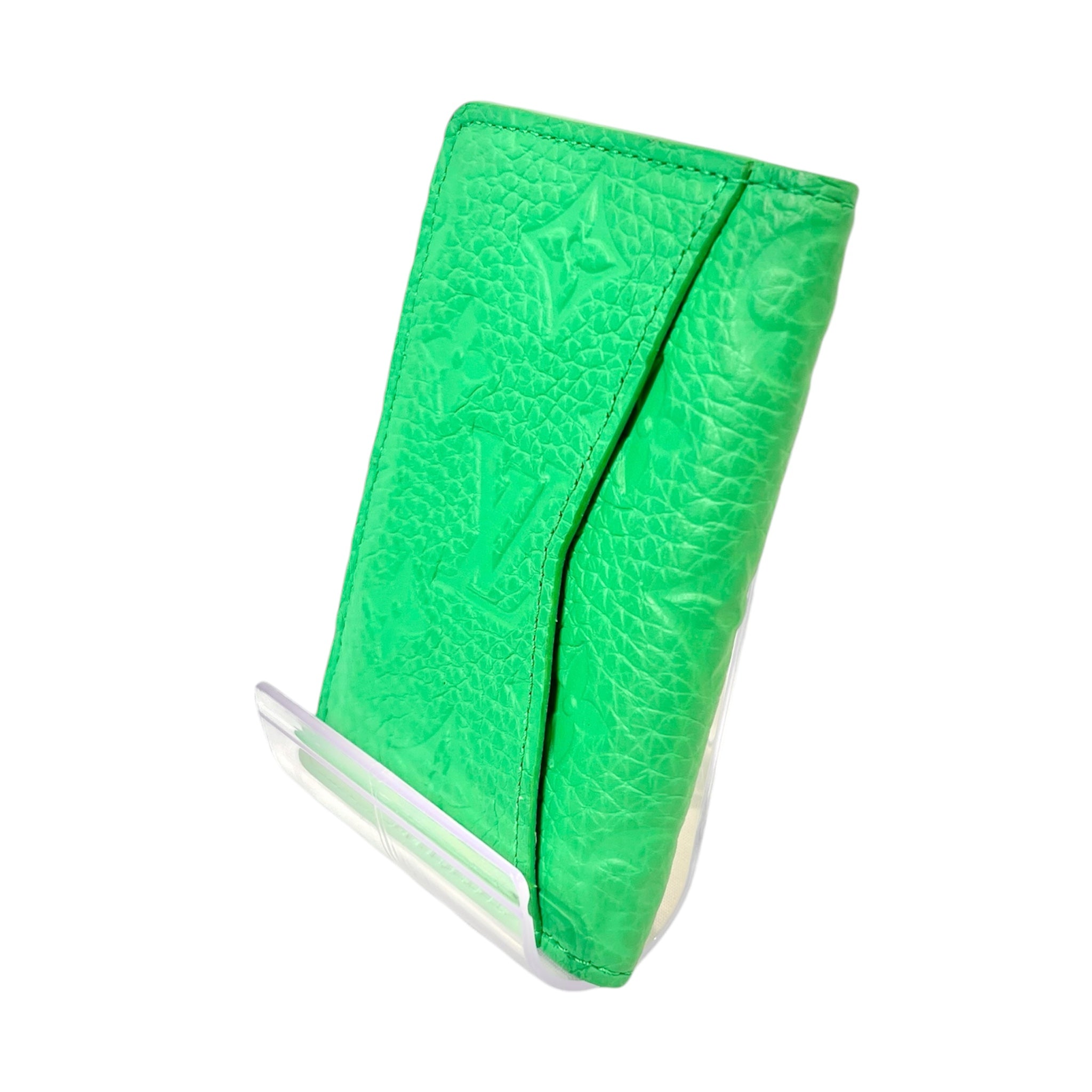 LOUIS VUITTON/Trifold Wallet/Leather/GRN/ view 2