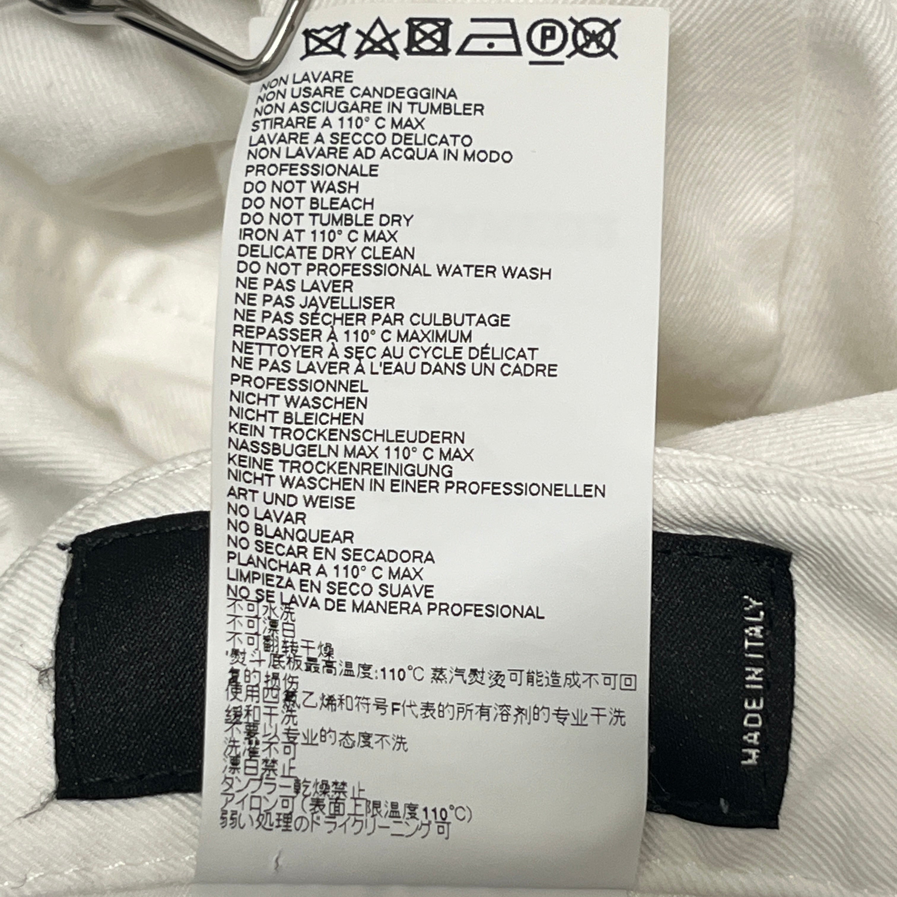 DSQUARED2/Skinny Pants/40/Cotton/WHT/Low-rise/ZIP POCKETS view 4