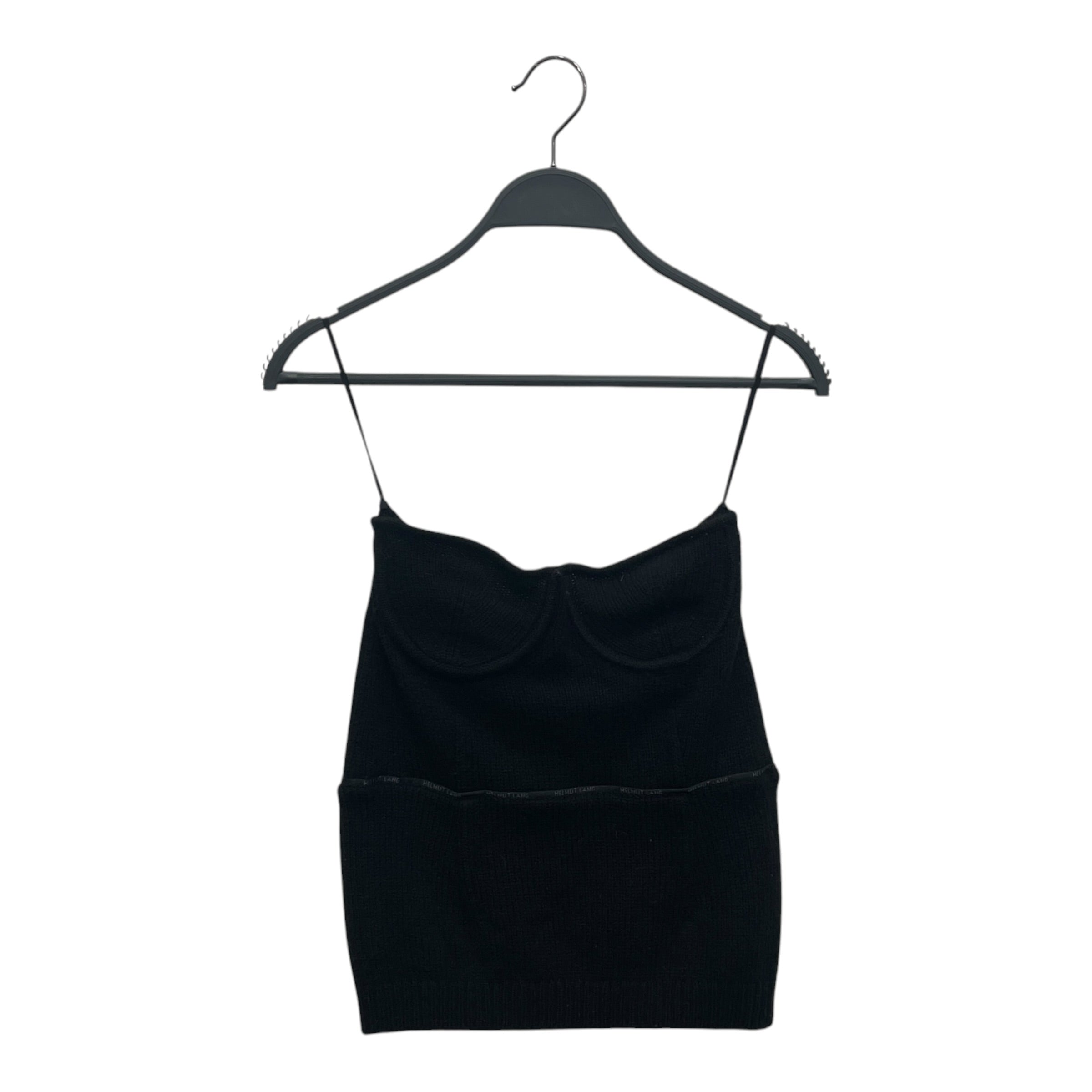 Helmut Lang/SL Blouse/XS/Wool/BLK/WOOL STRAPLESS TOP view 1