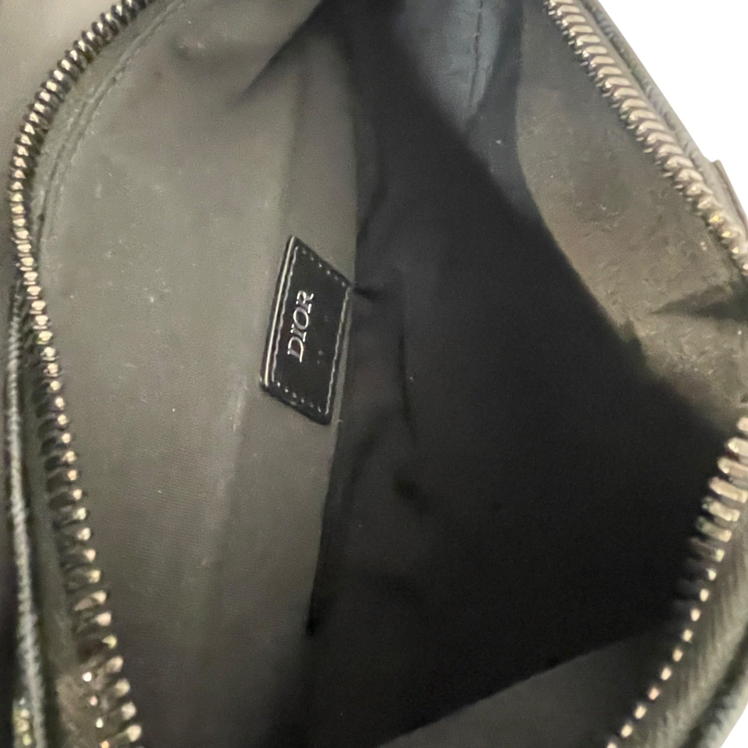 Christian Dior/Fanny Pack/All Over Print/Leather/IDG/saddle bag diamond canvas view 4