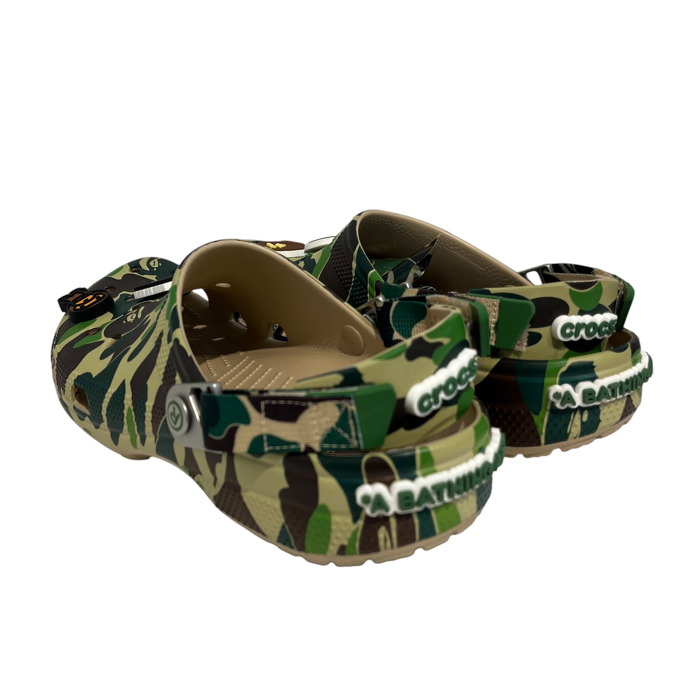 crocs/A BATHING APE/Shoes/US 10/Camouflage/GRN/a bathing ape camo crocs view 2