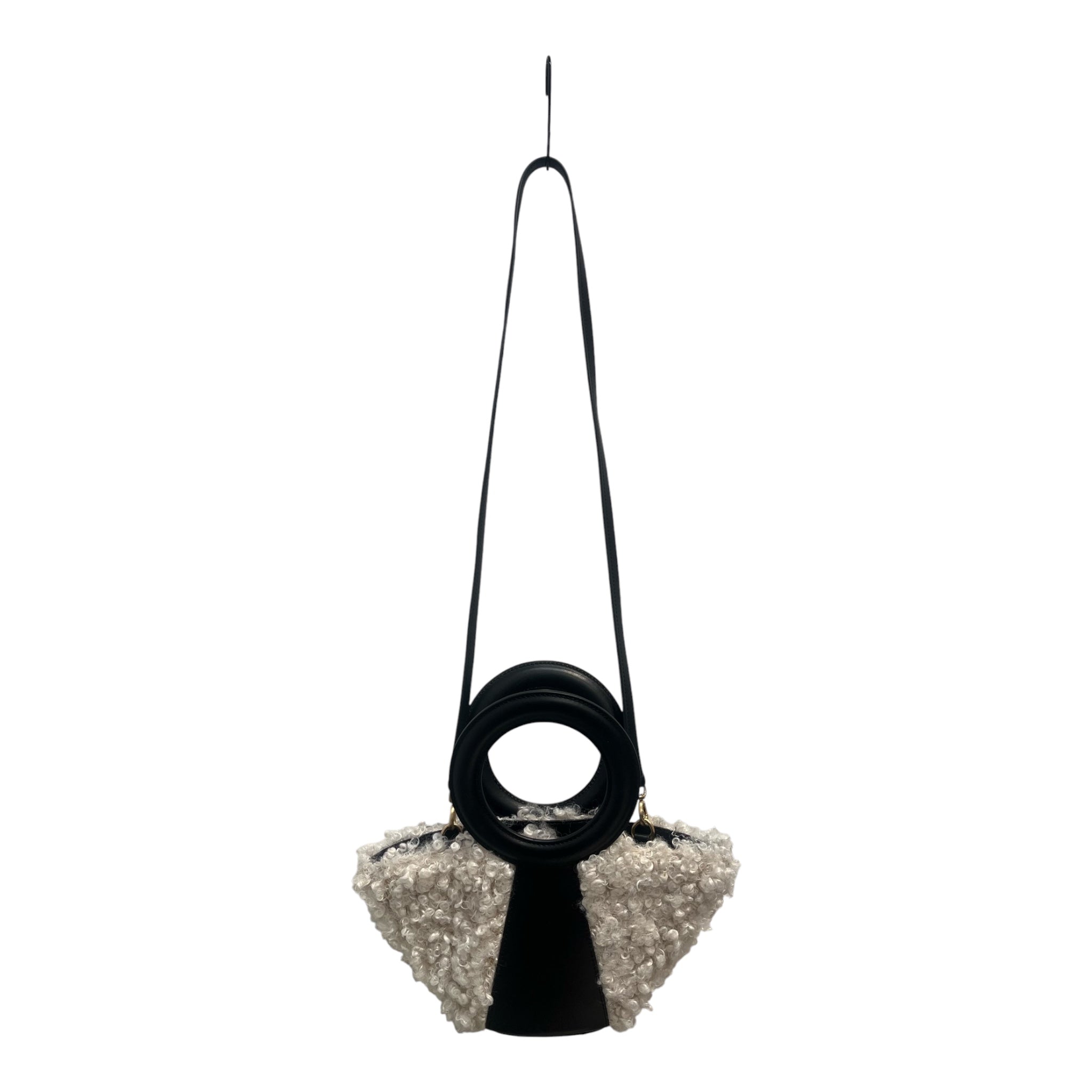 cult gaia/Bag/Leather/BLK/LEATHER HANGBAG view 3