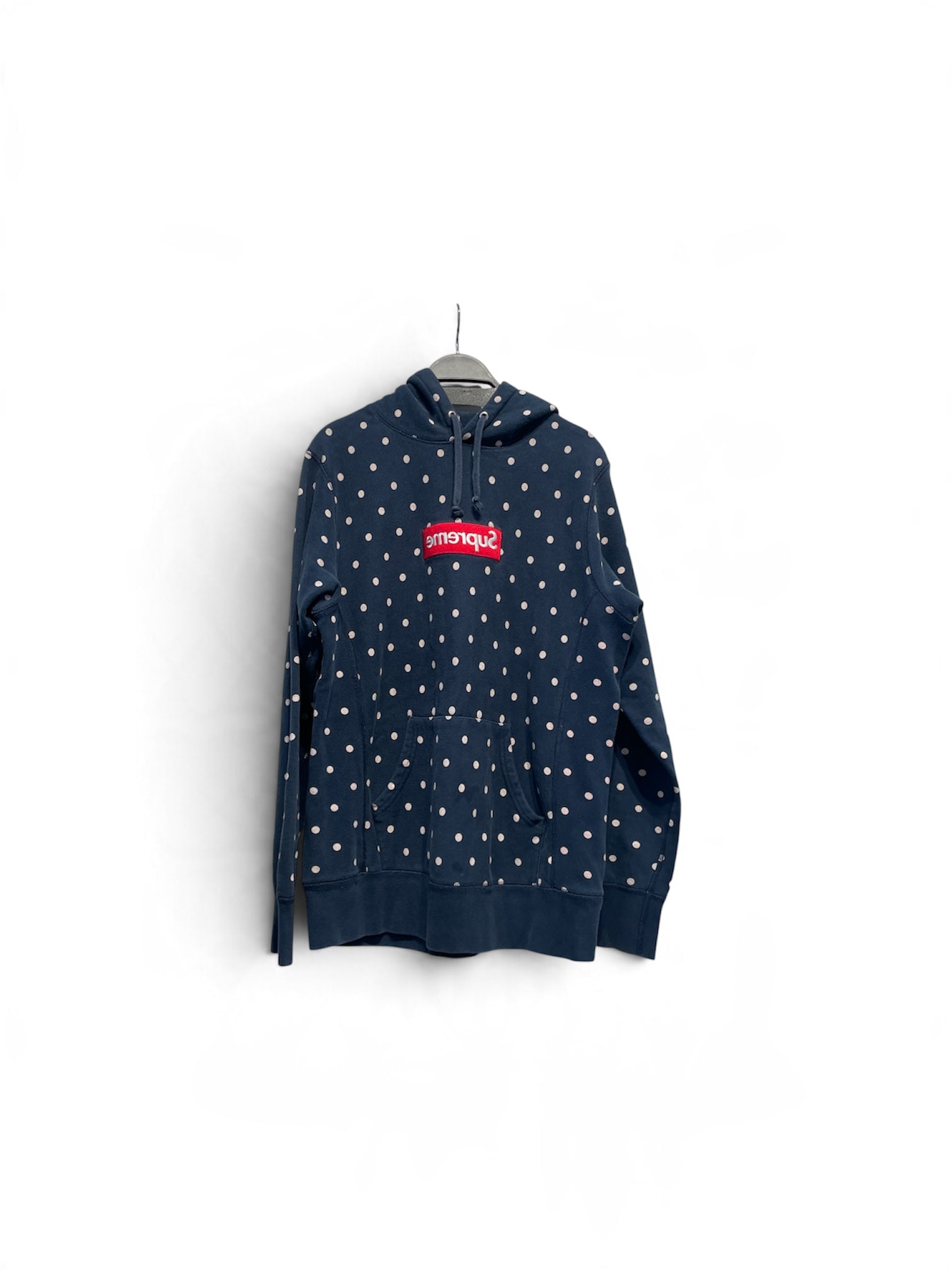 Supreme/CDG/Hoodie/M/Polka dot/Cotton/BLU/ view 1