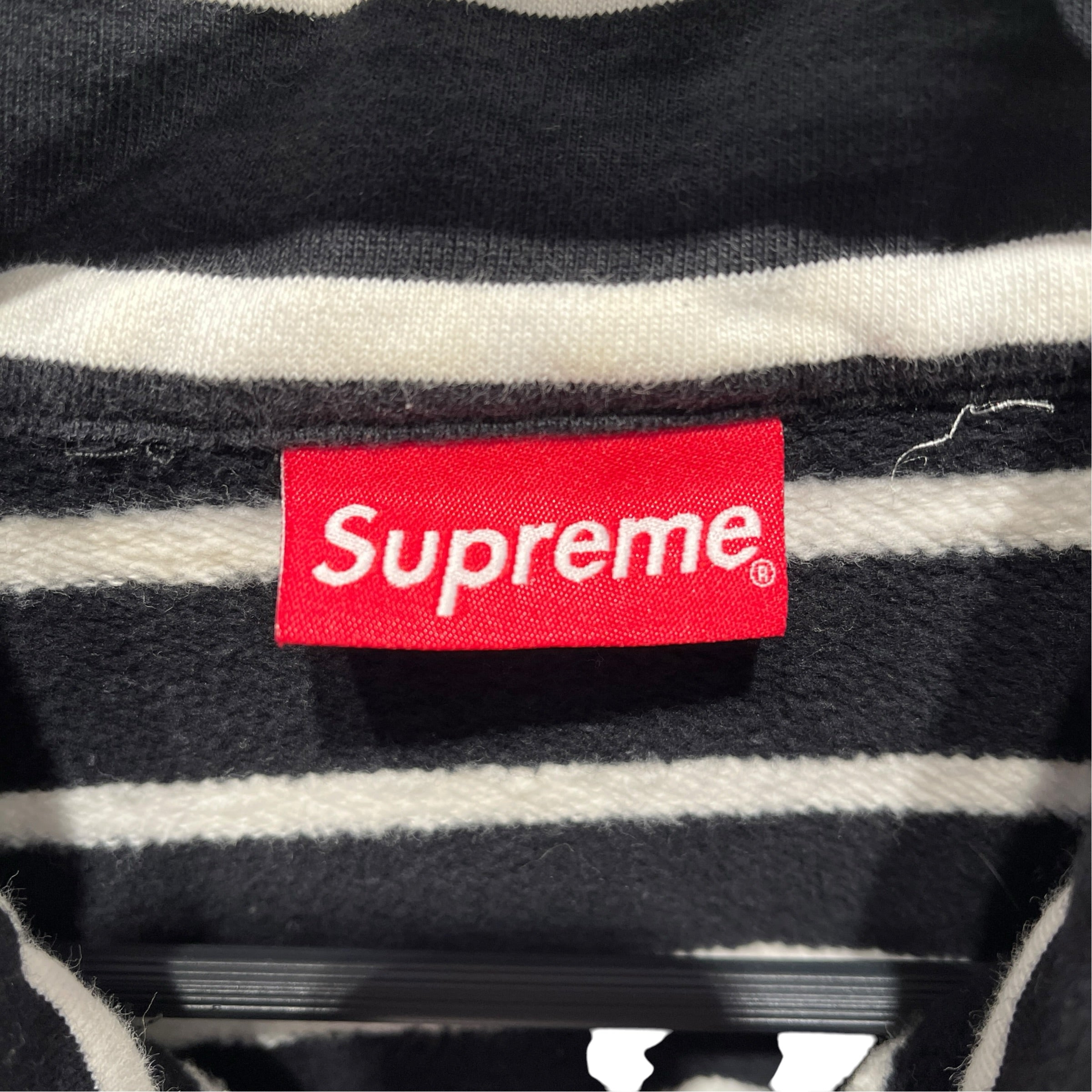 Supreme/Track Jkt/M/Stripe/Cotton/BLK/2016 MOD STRIPE FULL ZIP view 3