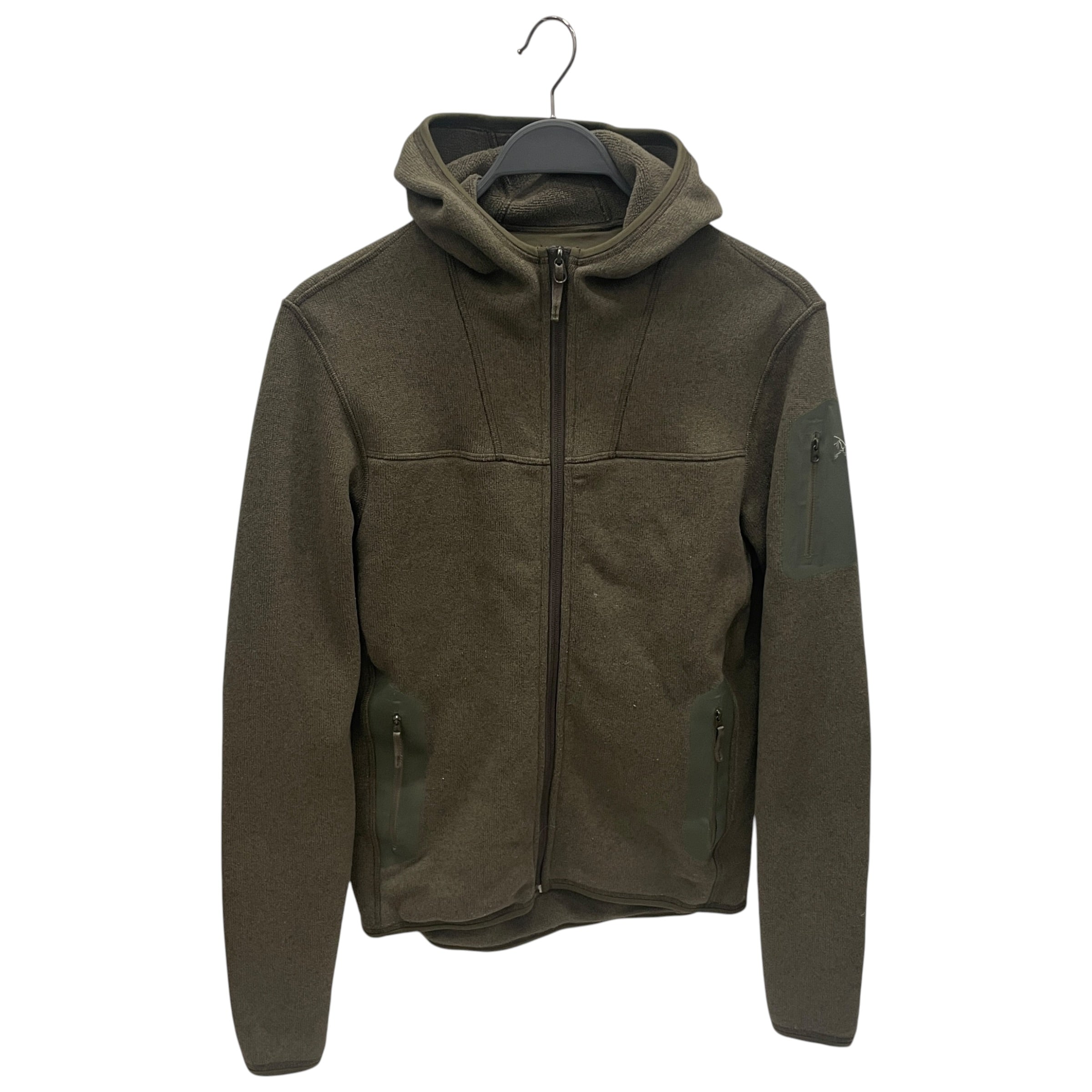 ARC'TERYX/Hoodie/S/Cotton/GRN/POLARTEC ZIP UP HOODIE view 1