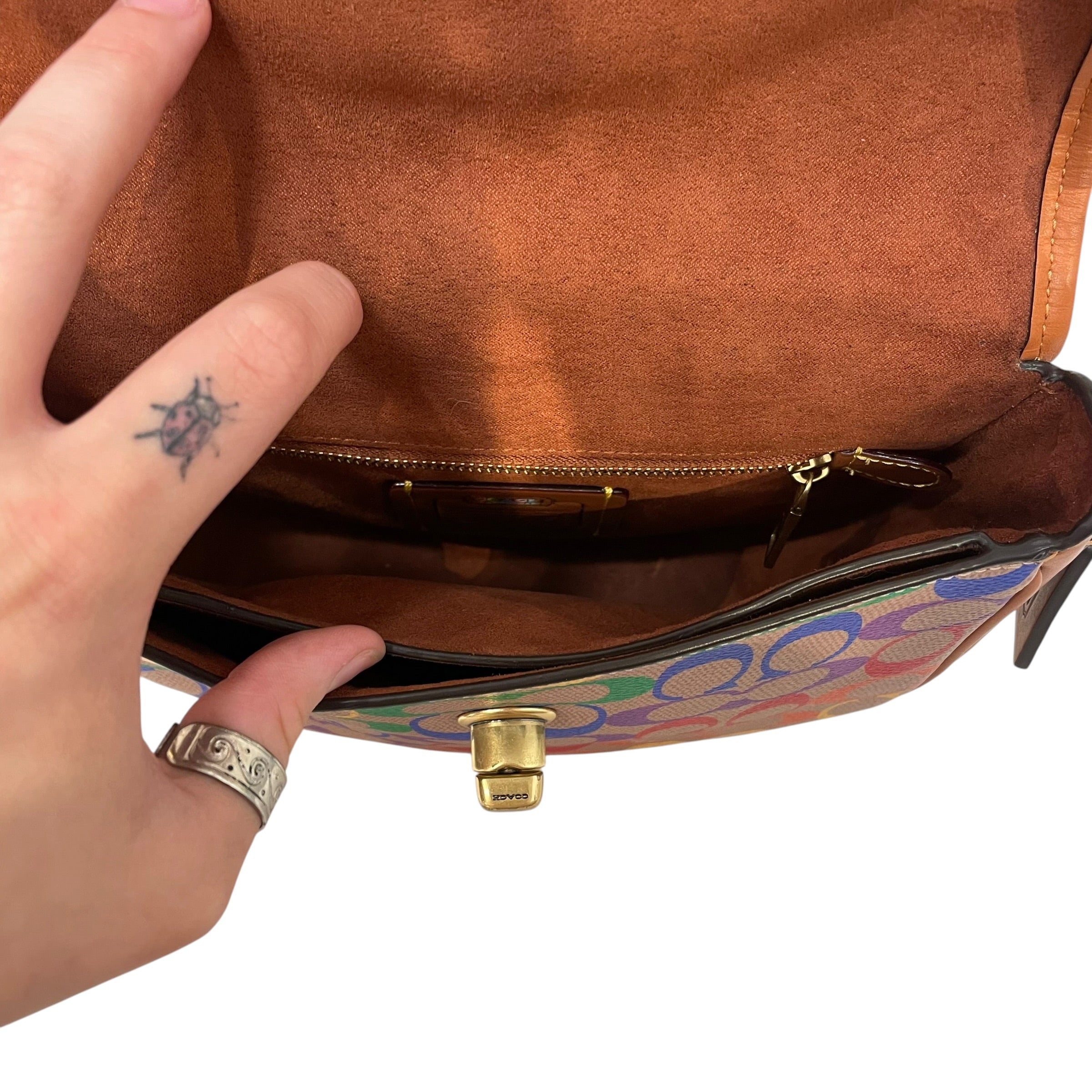 COACH/Cross Body Bag/Monogram/Leather/MLT/ca101 pride collection view 4