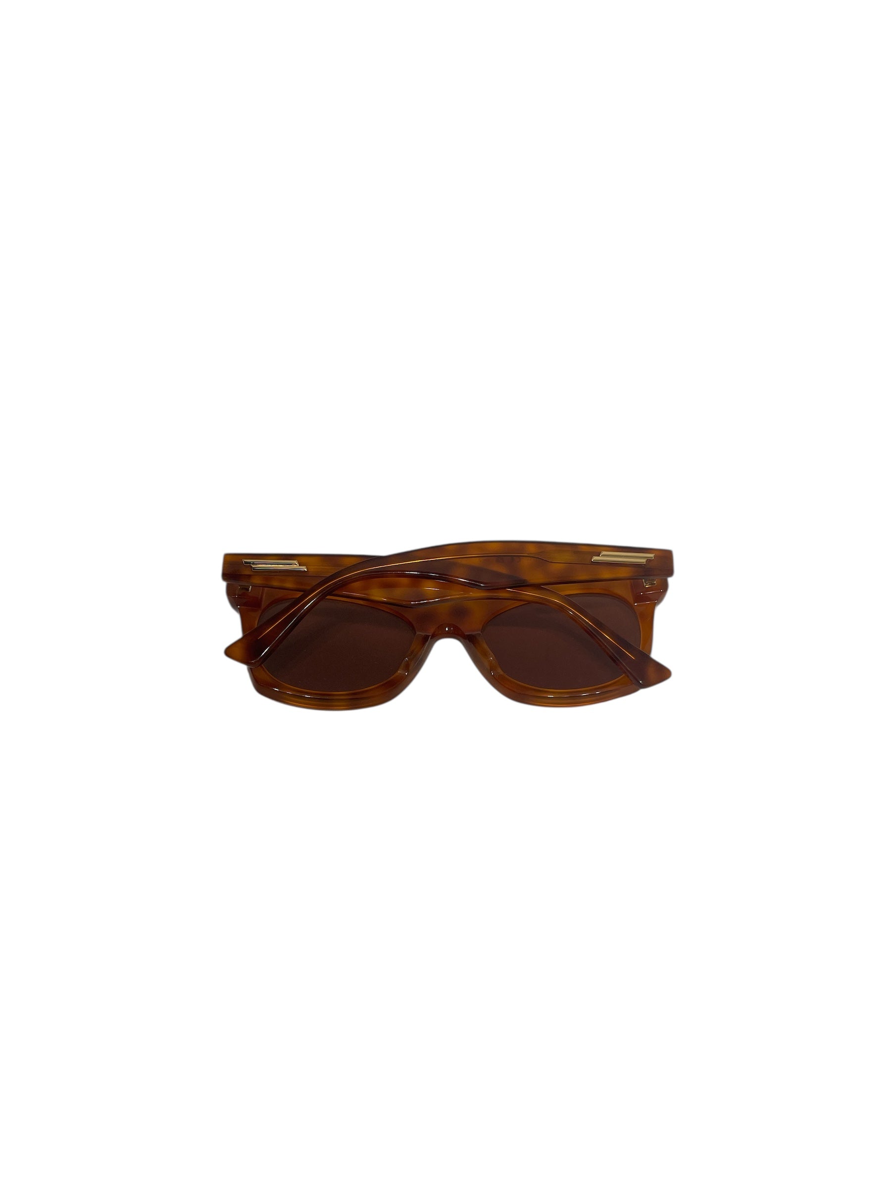 BOTTEGA VENETA/Glasses/All Over Print/Plastic/BRW/BOTTEGA BRWN BLK GLASSES view 3