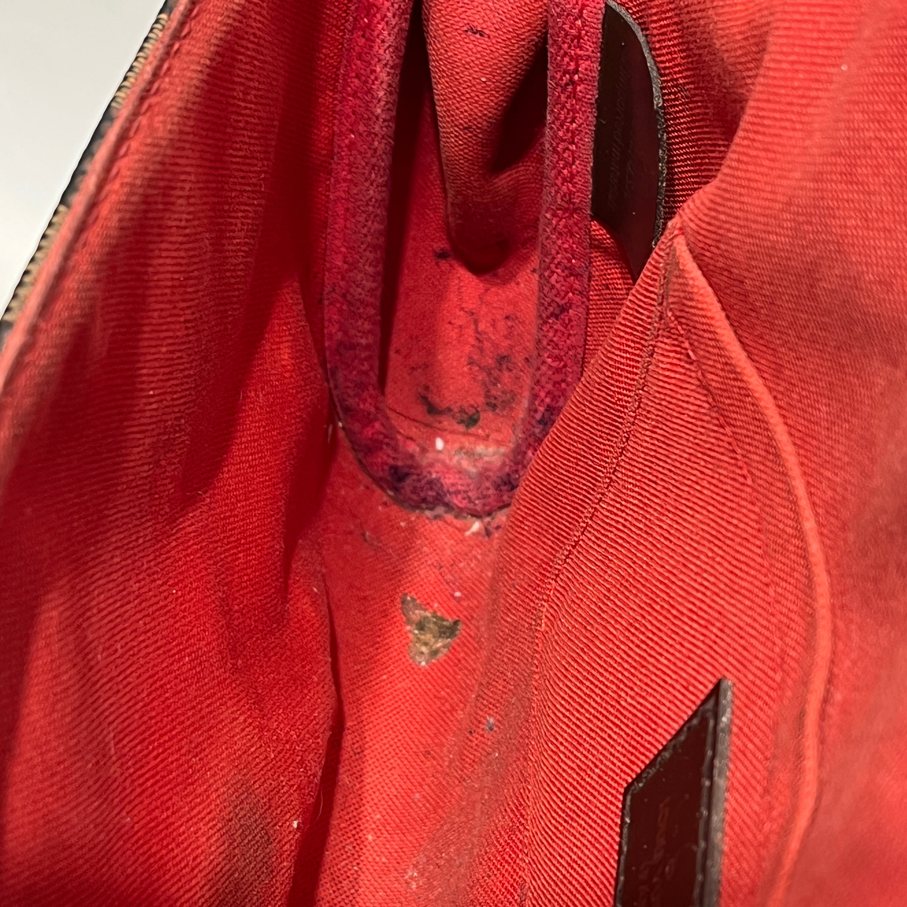 LOUIS VUITTON/Cross Body Bag/All Over Print/Leather/BRW/DAMIER EBENE FAVORITE MM view 7