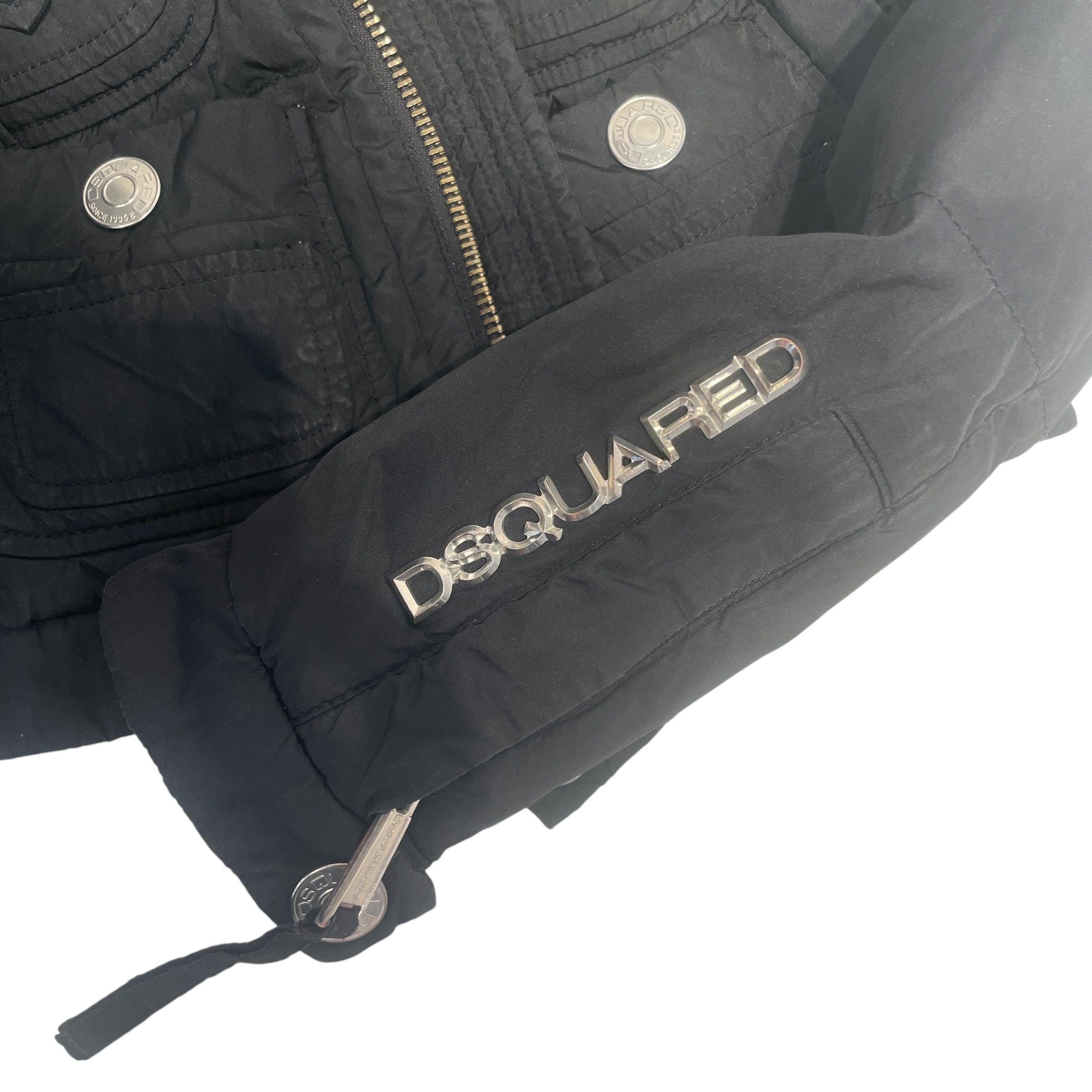 DSQUARED2/Coat/XS/BLK/Single Breasted/ view 3