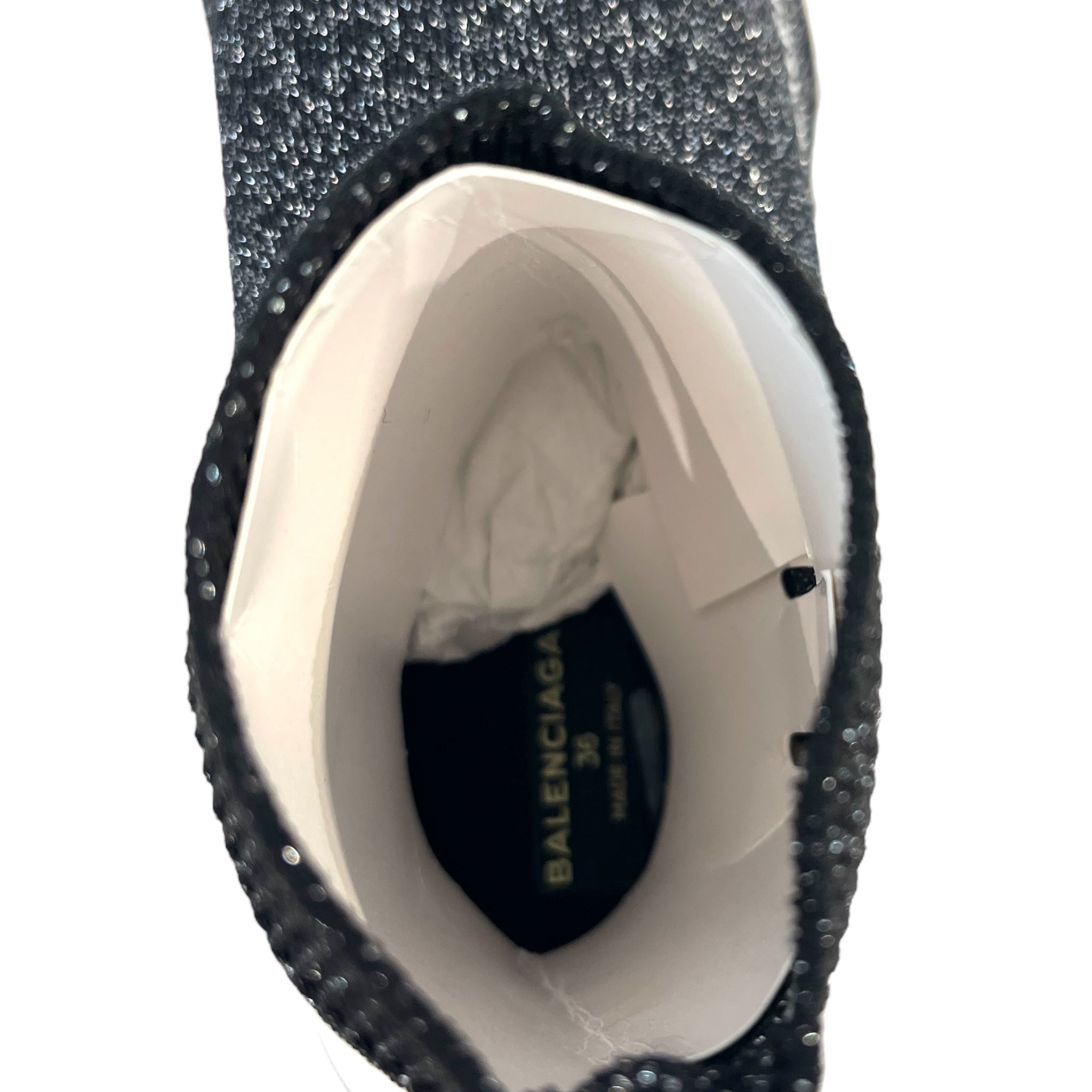 BALENCIAGA/Hi-Sneakers/US 6/BLK/"MAILLE LUREX" view 3