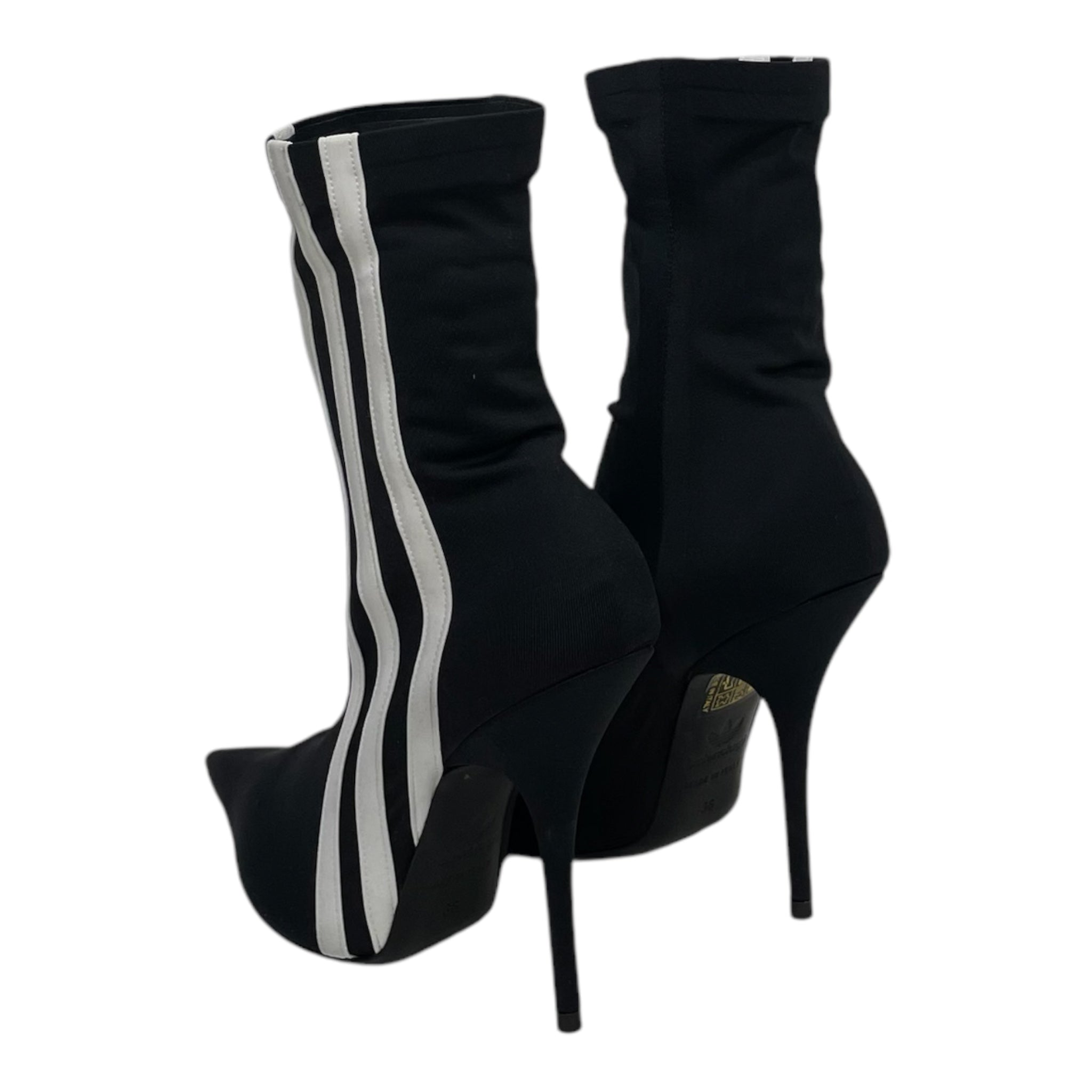BALENCIAGA/adidas/Heels/EU 36/Stripe/Nylon/BLK/PUMPS view 2
