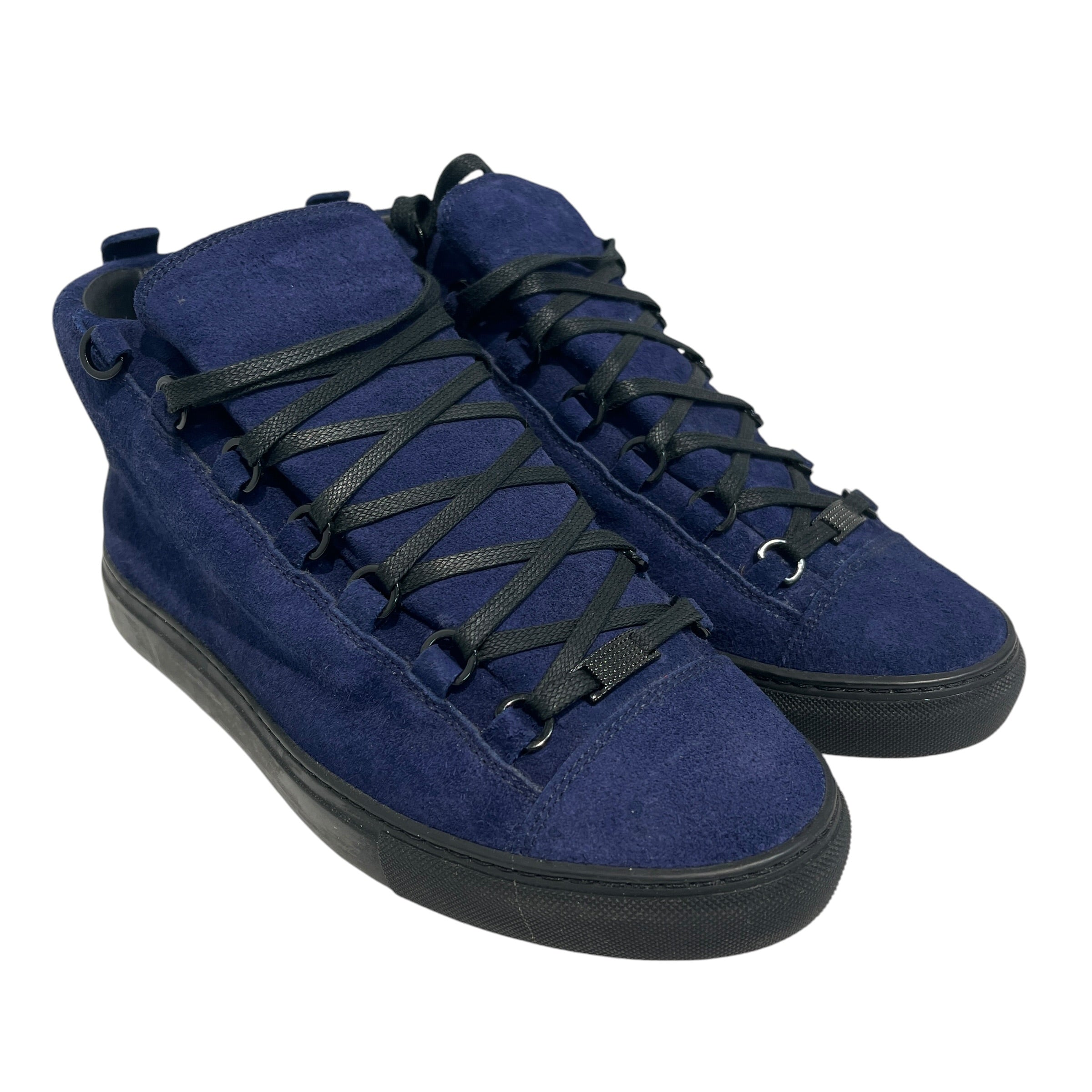 BALENCIAGA/Hi-Sneakers/EU 41/Suede/NVY/Arena Highs view 1