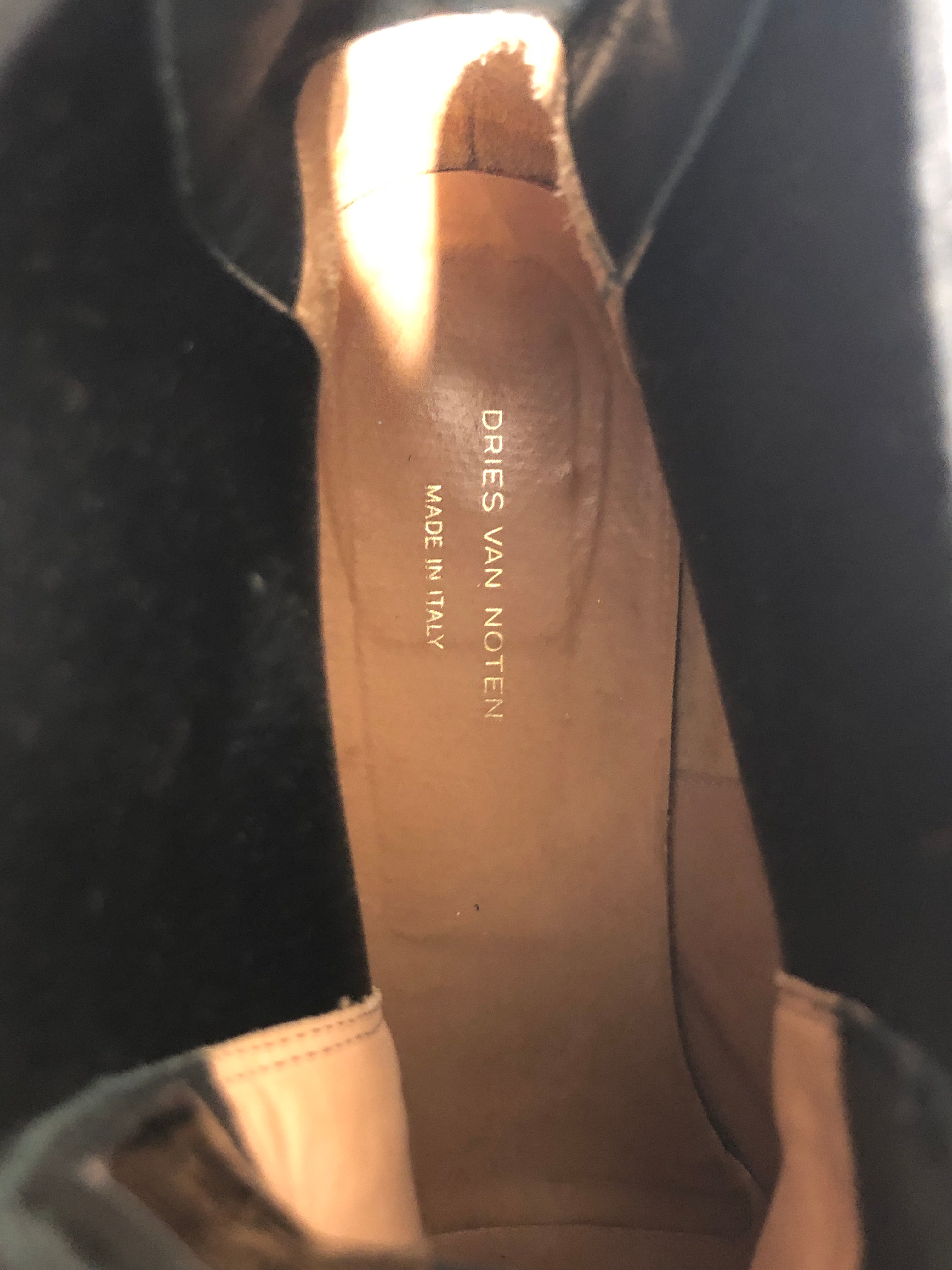 DRIES VAN NOTEN/Chelsea Boots/EU 39/Suede/BLK/ view 6