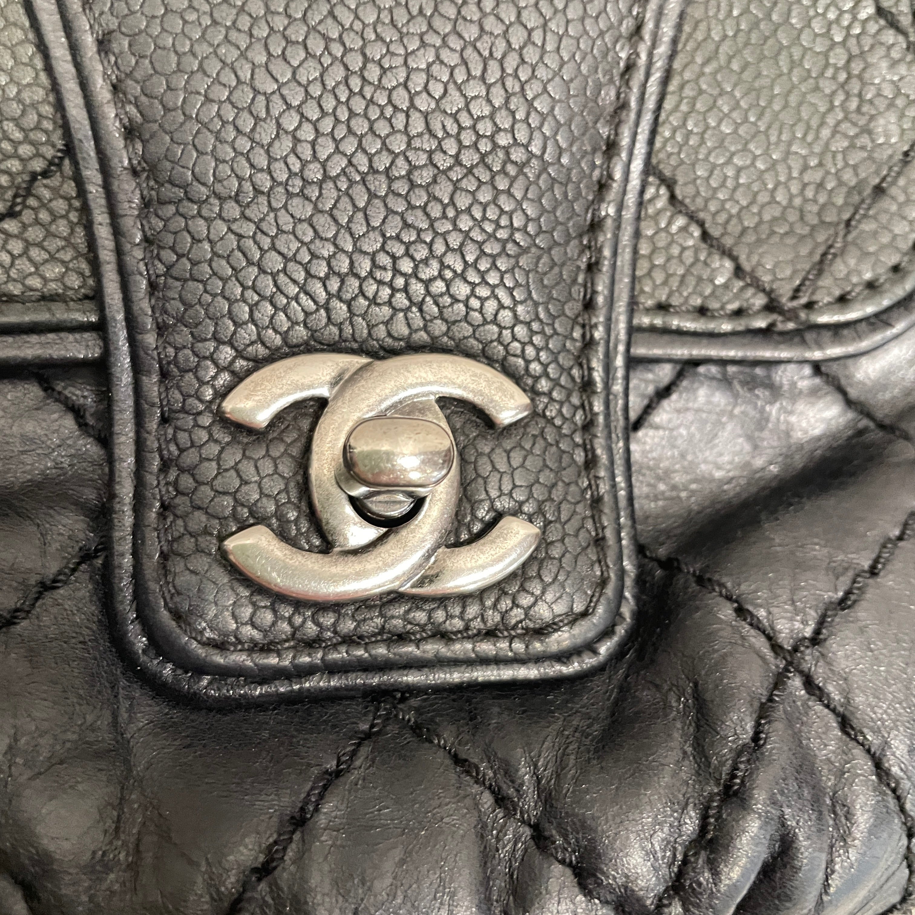 CHANEL/Cross Body Bag/Leather/BLK/MINI BUBBLE CROSSBODY BAG view 7