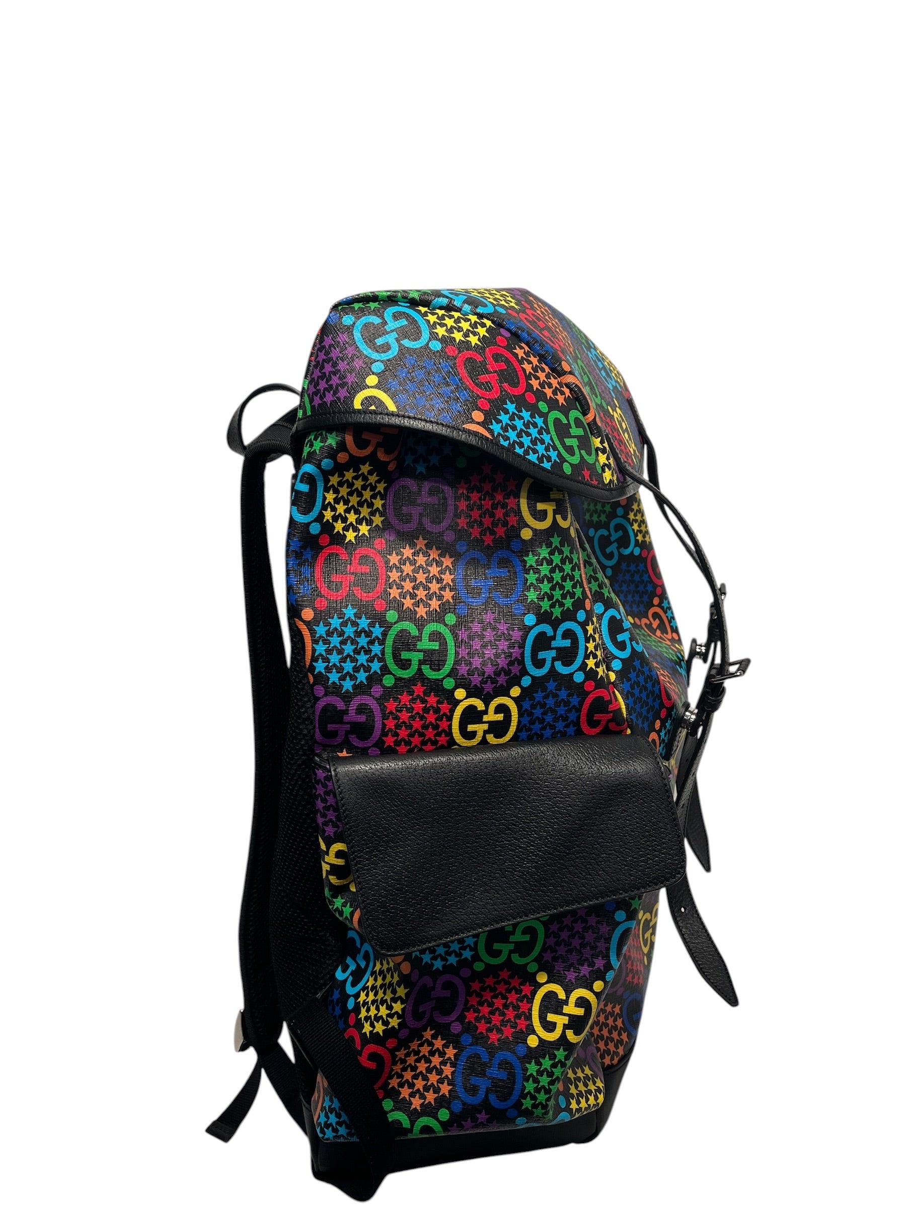 GUCCI/Backpack/All Over Print/Leather/MLT/GG Psychedelic Backpack view 4