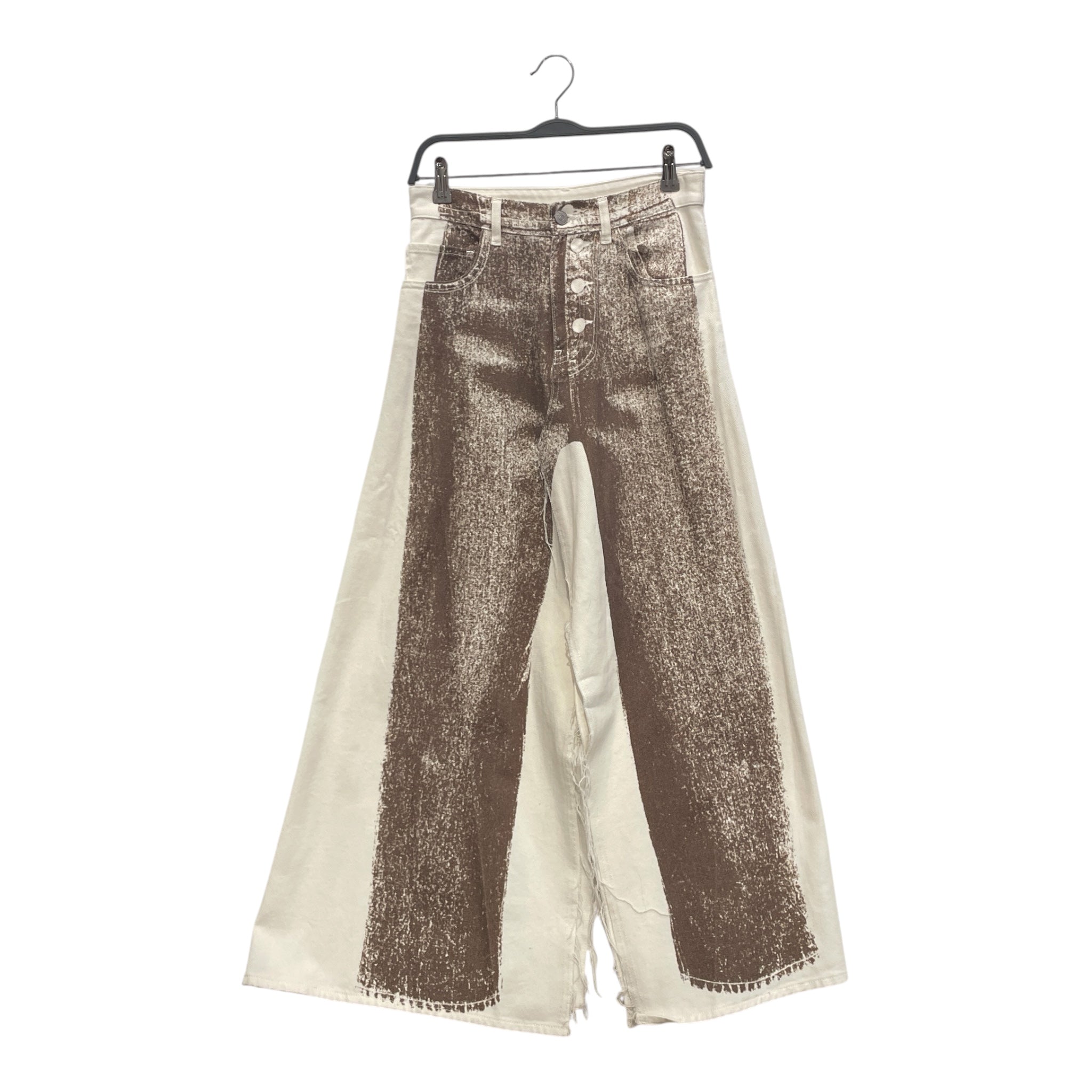 MM6/Long Skirt/40/All Over Print/Cotton/WHT/JEANS PRINTED DENIM view 1