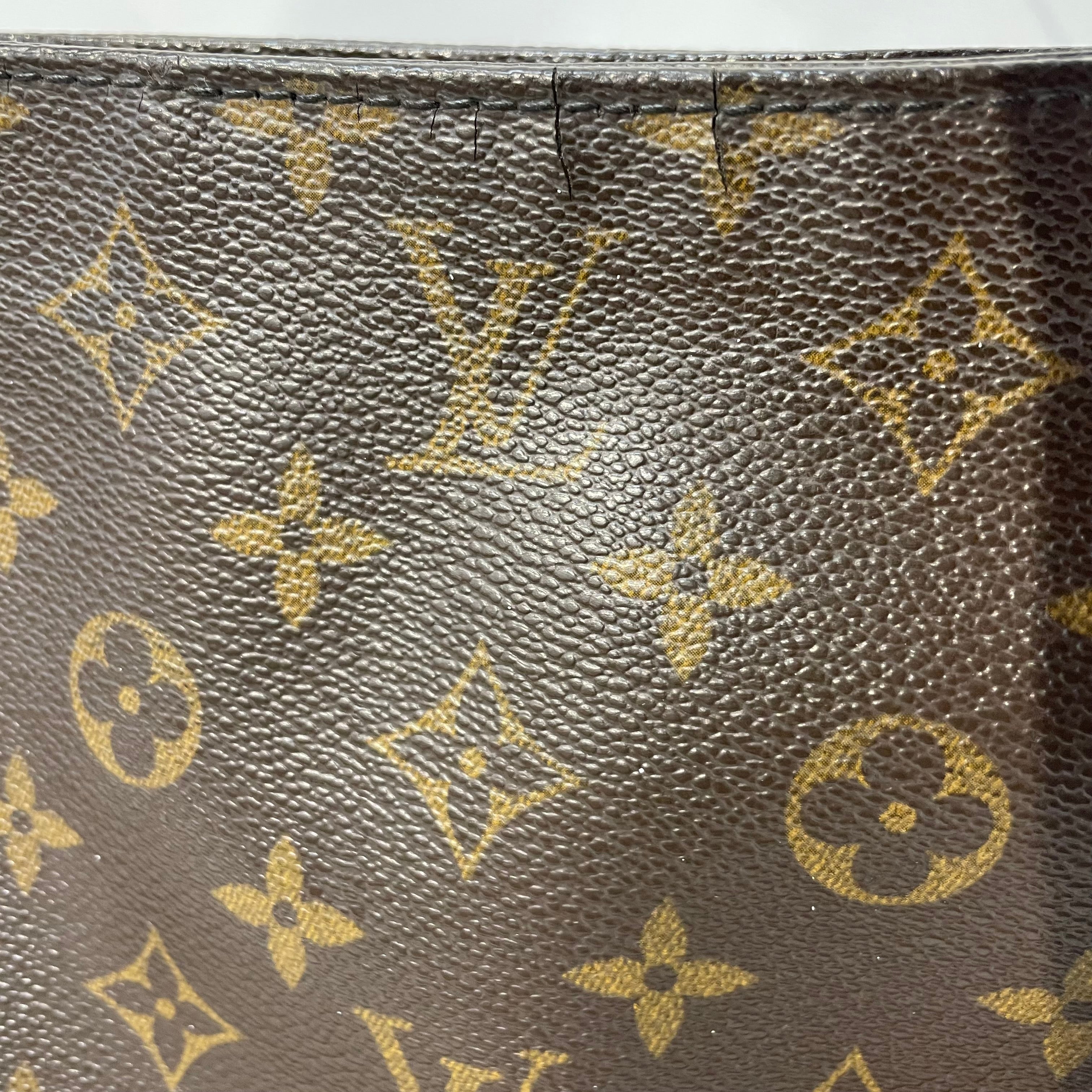 LOUIS VUITTON/Hand Bag/Monogram/Leather/BRW/monogram looping gm view 4