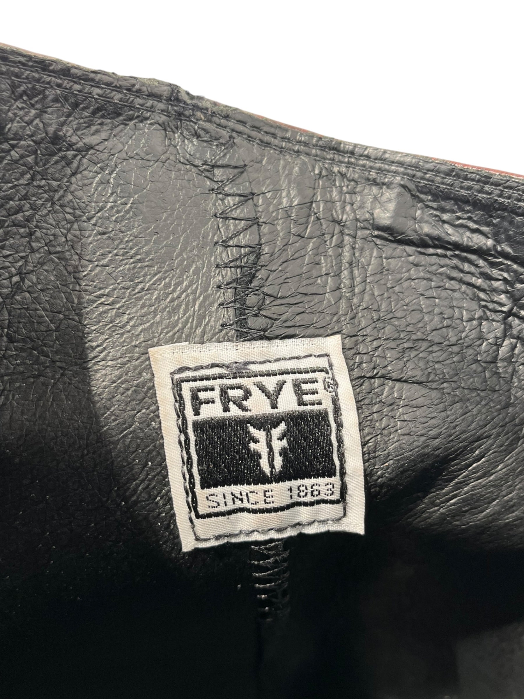 FRYE/Long Boots/US 10/Leather/BRD/RDING BOOT/ WASHED OUT RED view 3