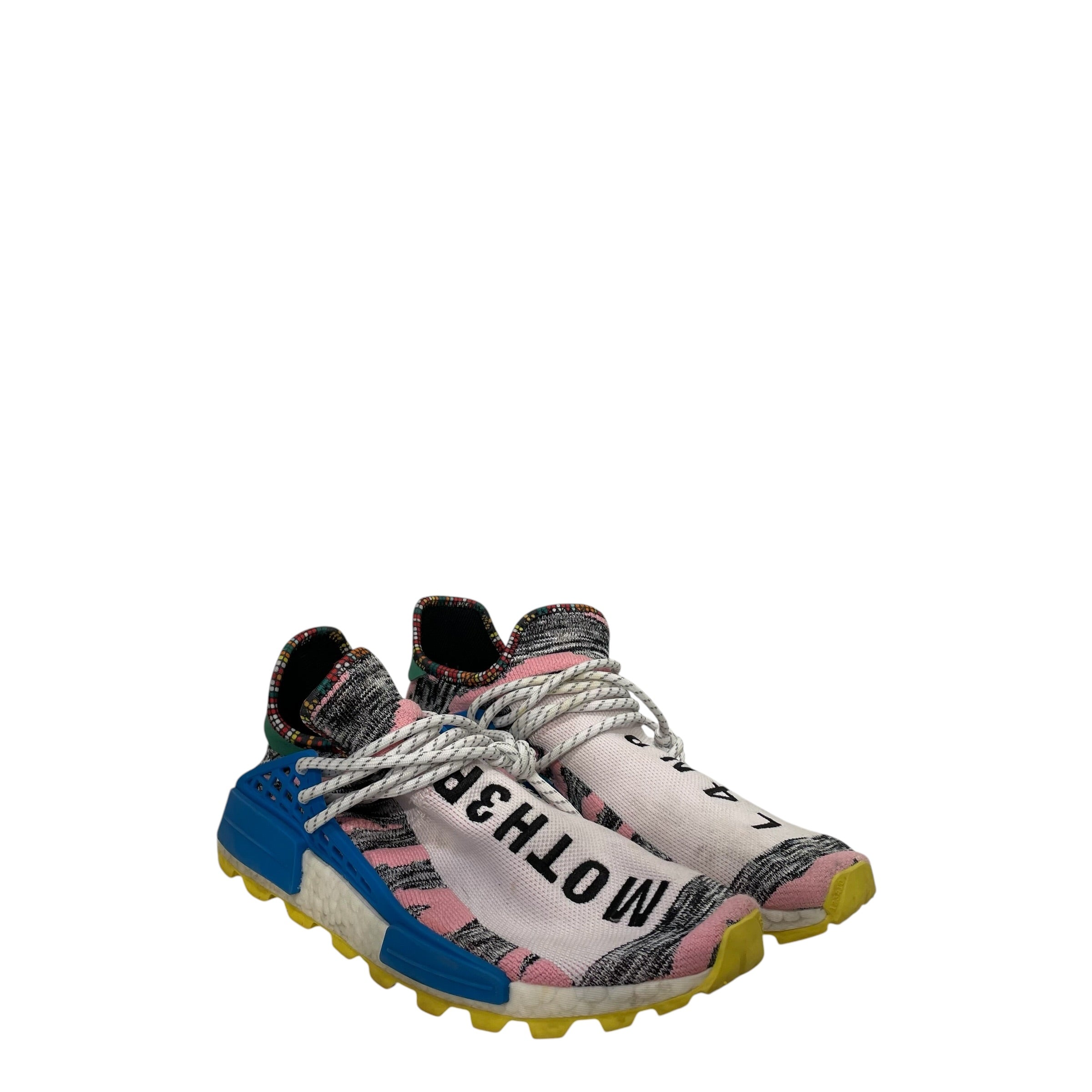 adidas/Low-Sneakers/US 10.5/All Over Print/Cotton/MLT/PHARREL NMD HUMAN RACE view 1