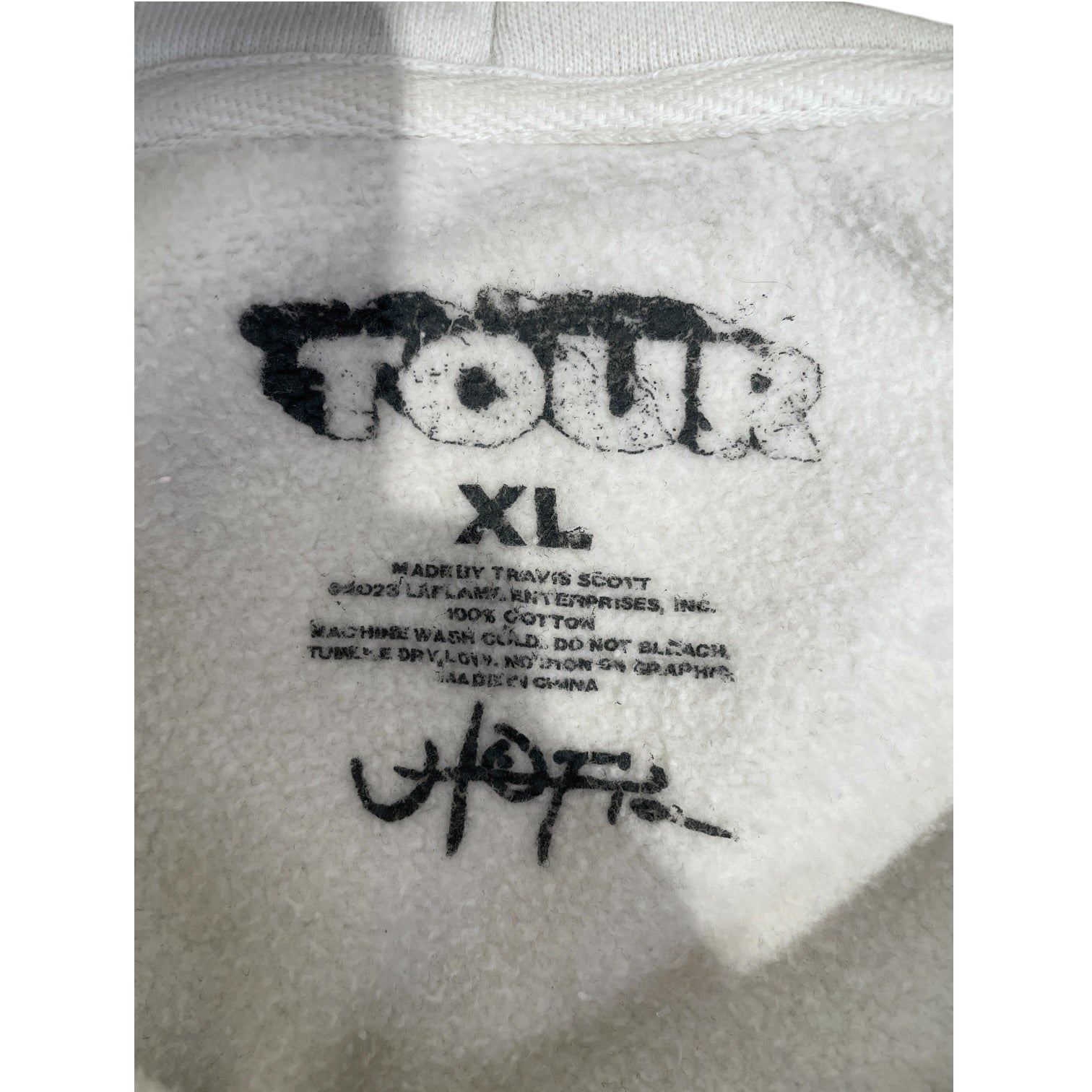 TRAVIS SCOTT/Hoodie/XL/Graphic/Cotton/WHT/TRAVIS SCOTT UTPOPIA MAXIMUS view 3