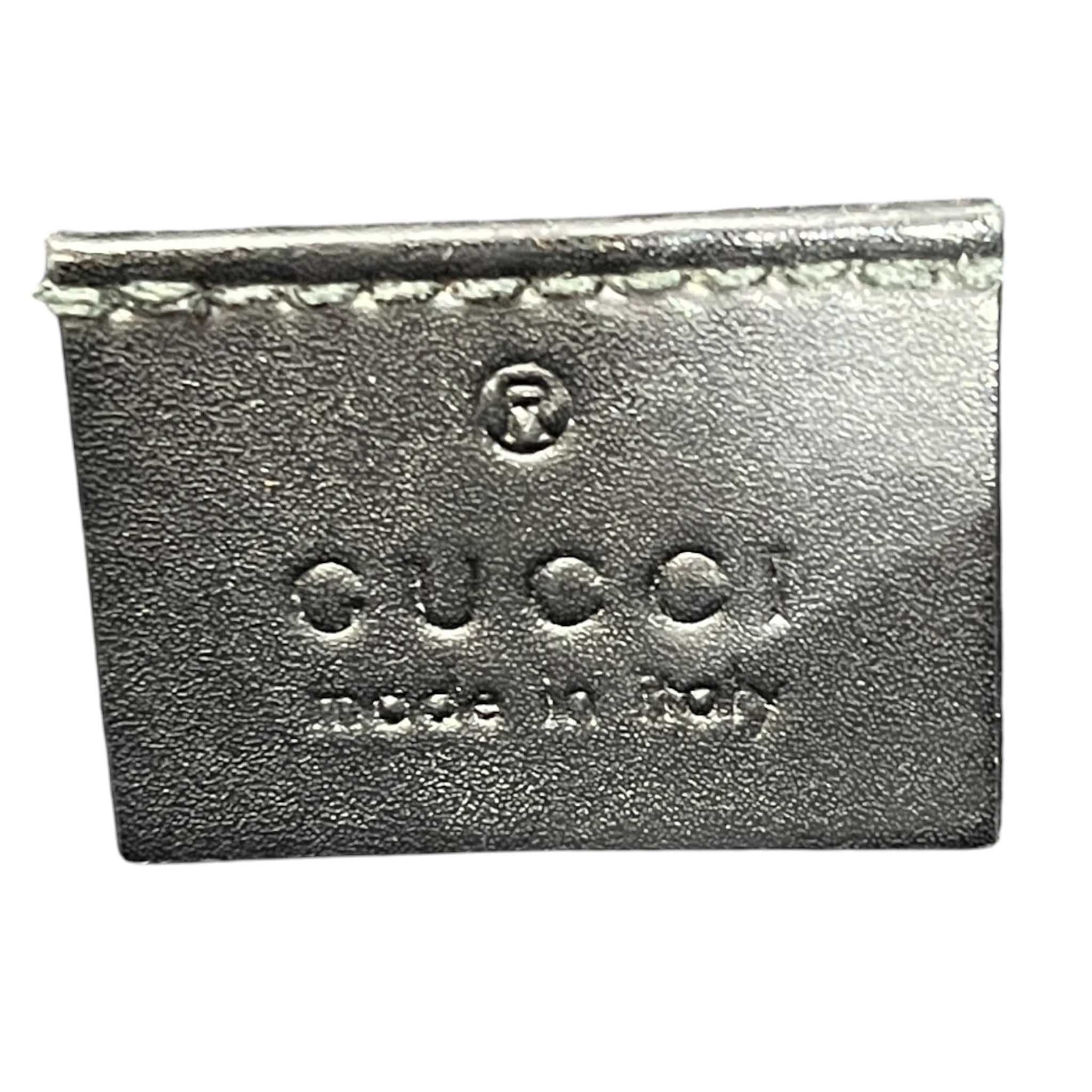 GUCCI/Cross Body Bag/Monogram/Leather/BLK/gg supreme cross body view 7