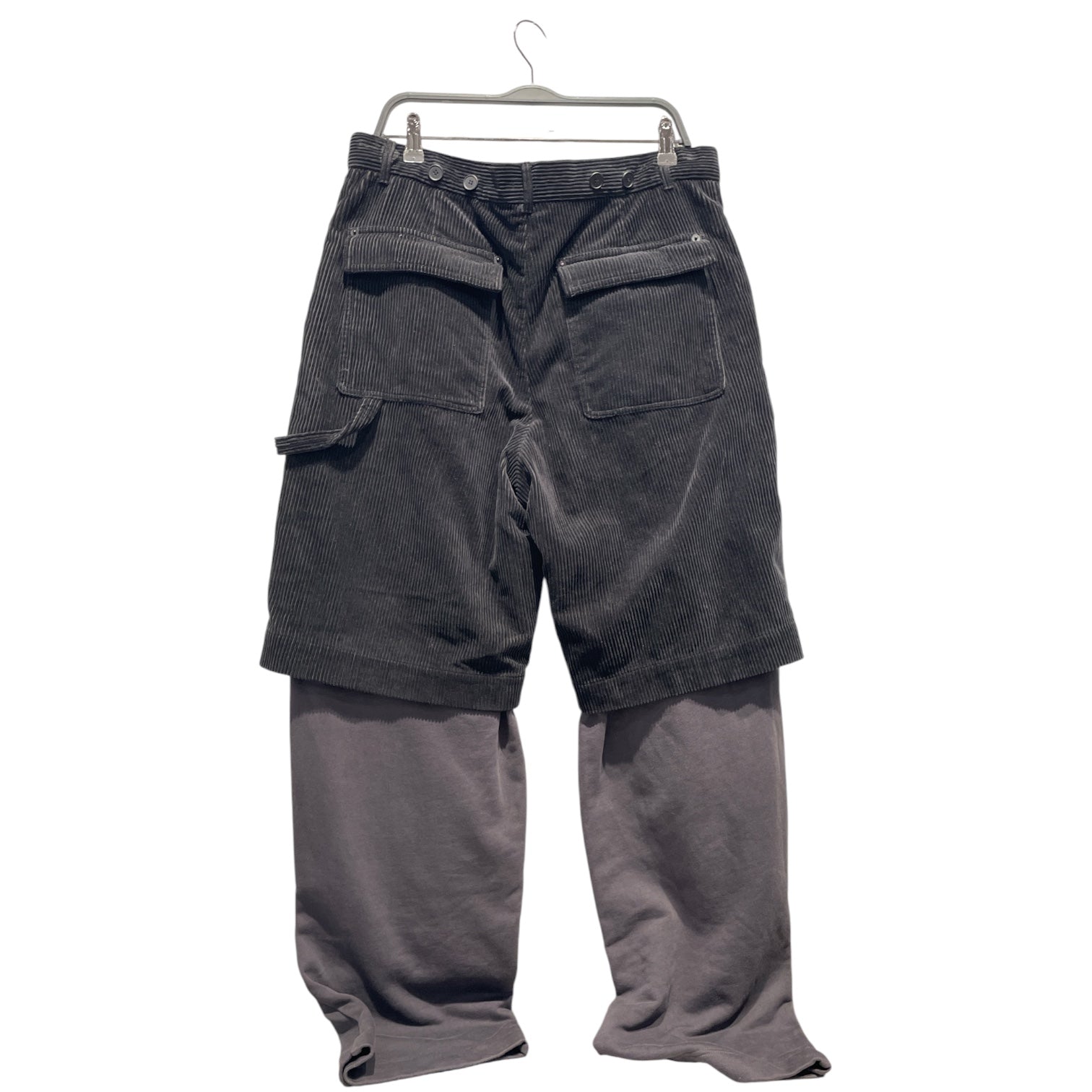 A PERSONAL NOTE/Straight Pants/L/Cotton/BLK/DOUBLE LAYER PANTS view 2