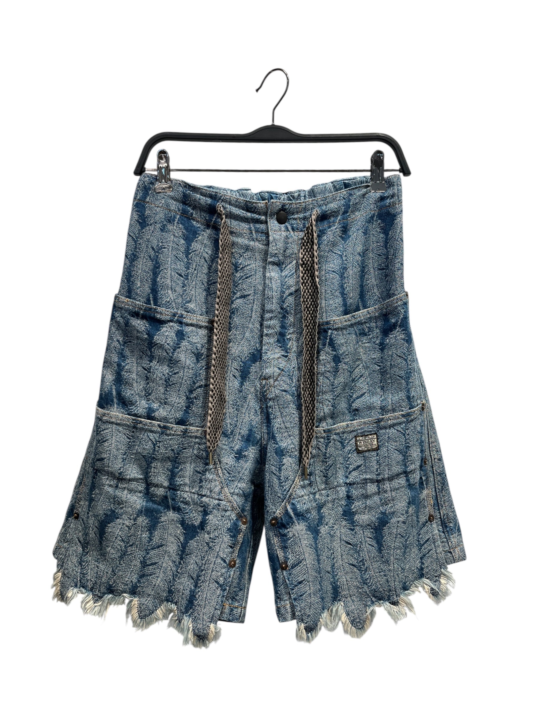 KAPITAL/Shorts/M/Cotton/BLU/Button Fly/ view 1